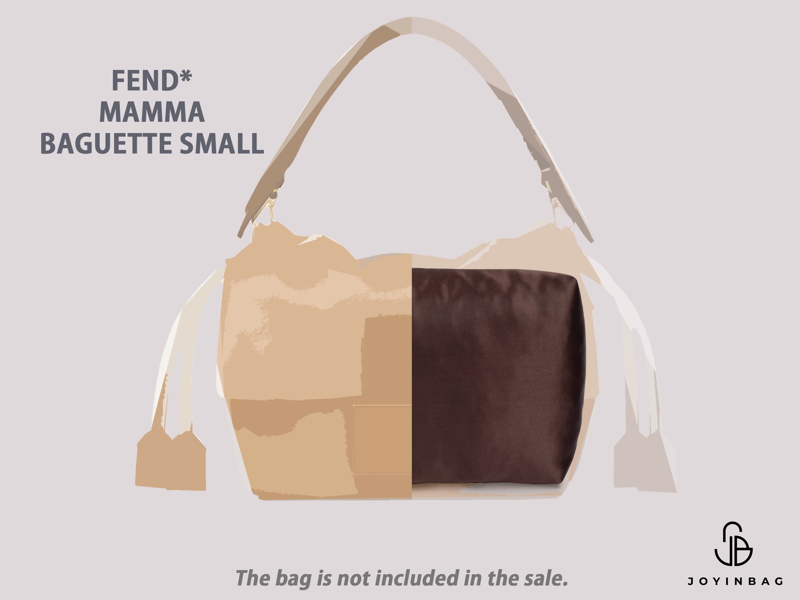 Bag Storage Pillow for Fendi Mamma Baguette Small | Satin Insert Protector