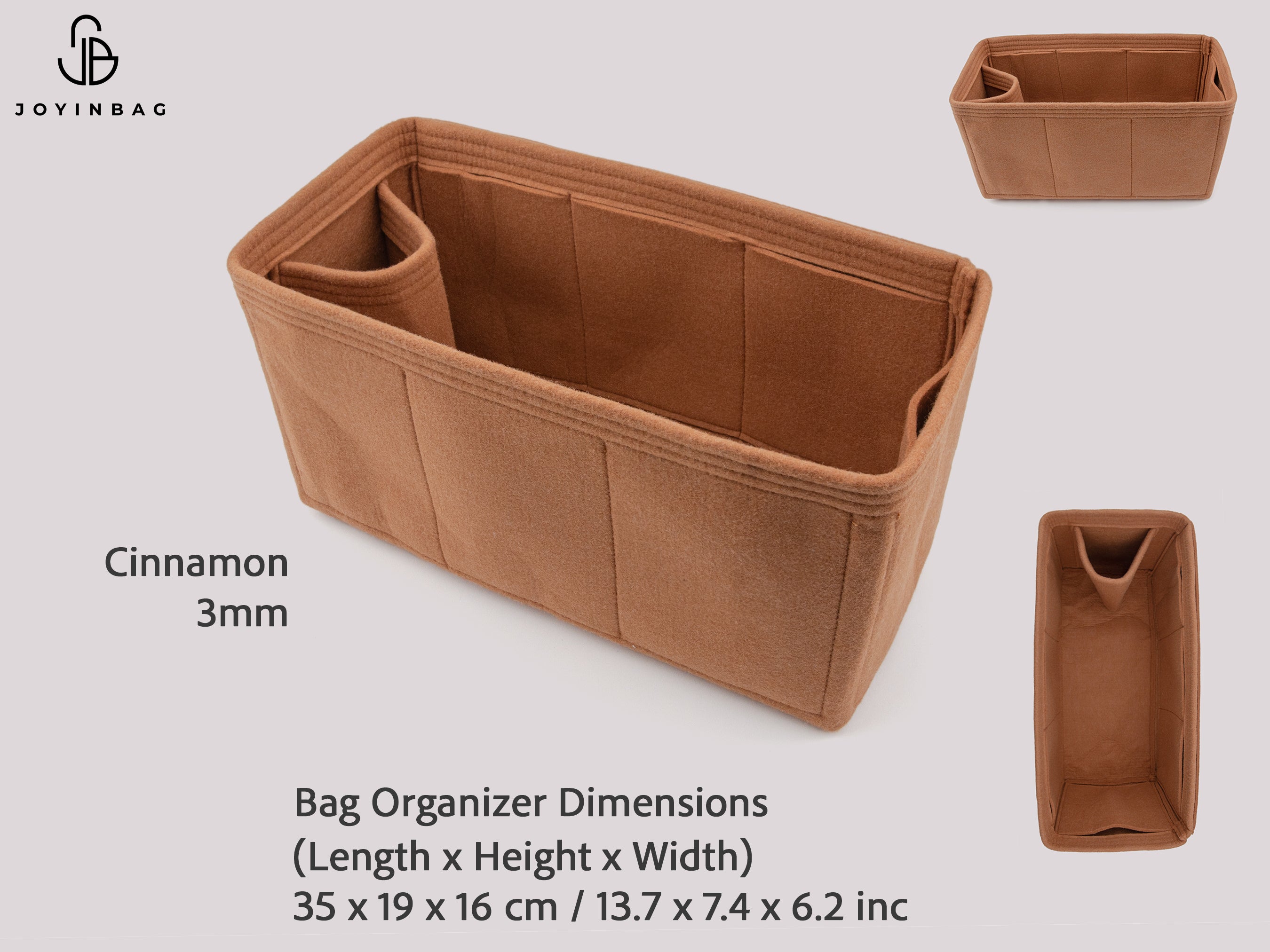 Clearance Large Bag Organizer Insert, Felt Tote & Suitcase Organizer