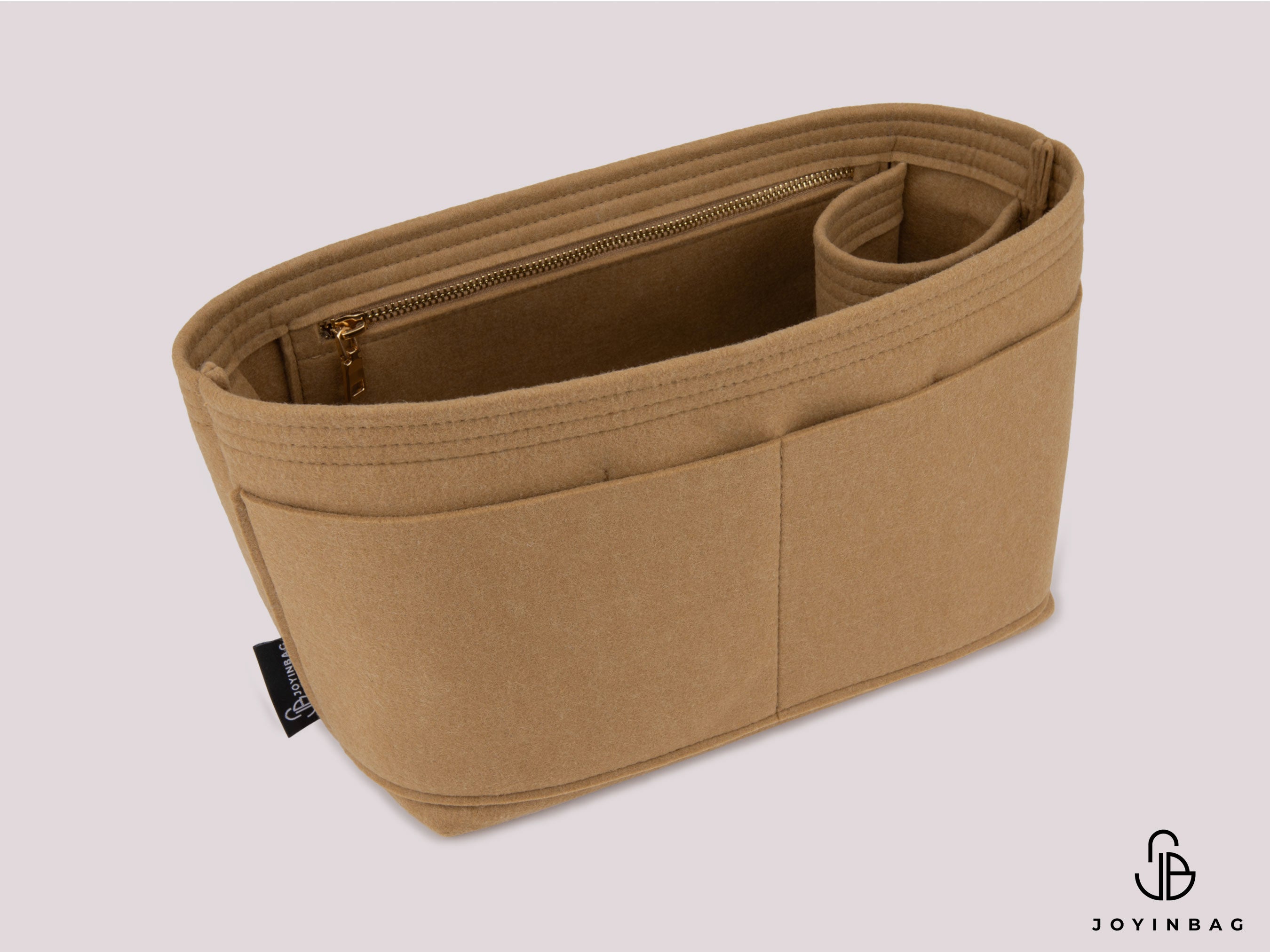 YSL Bold Shopping Bag Organizer – Inside Zipper, Bottle Holder & External Pockets