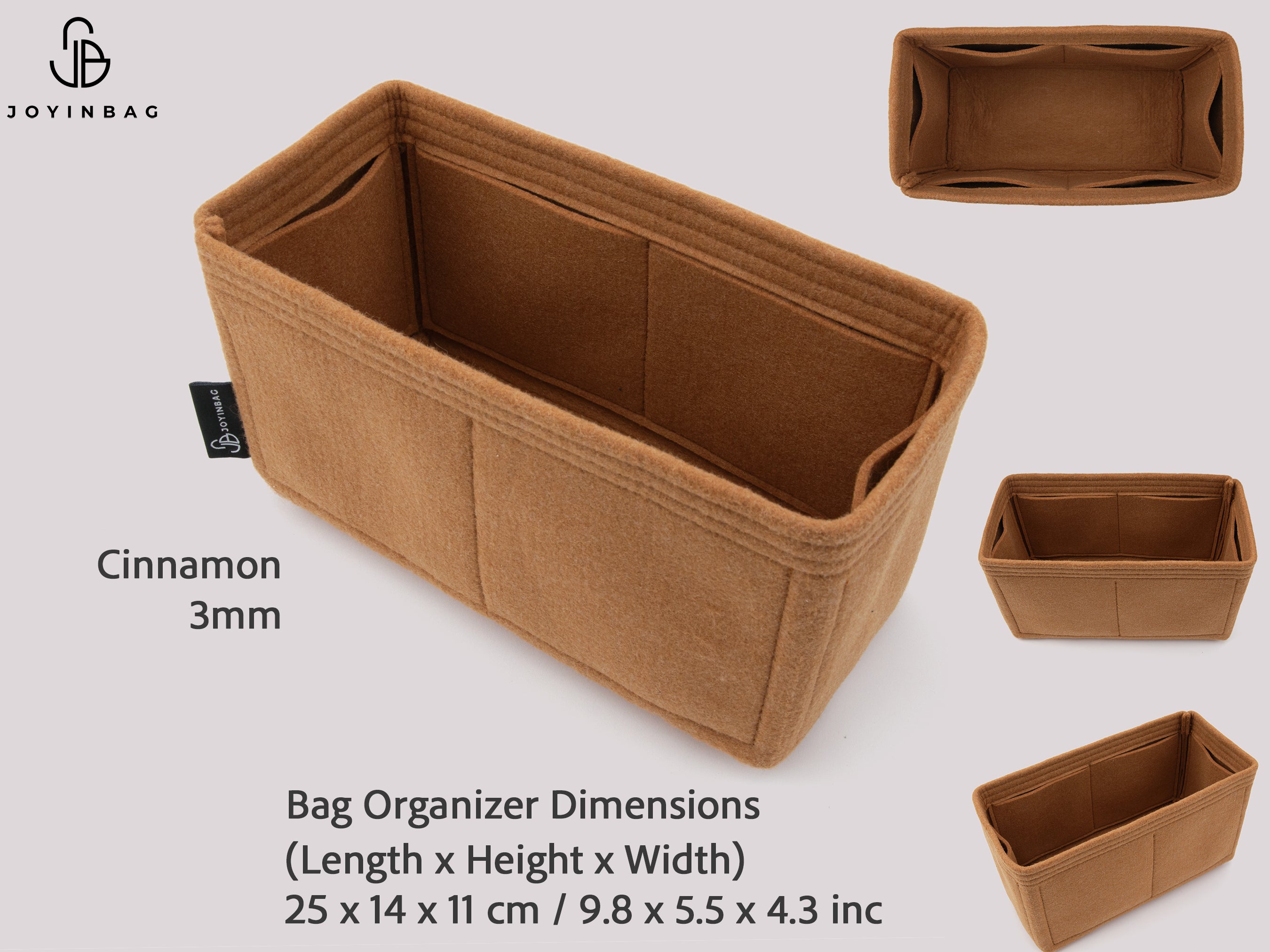 Clearance Bag Organizer Insert by Size Felt Purse Insert Multi Model