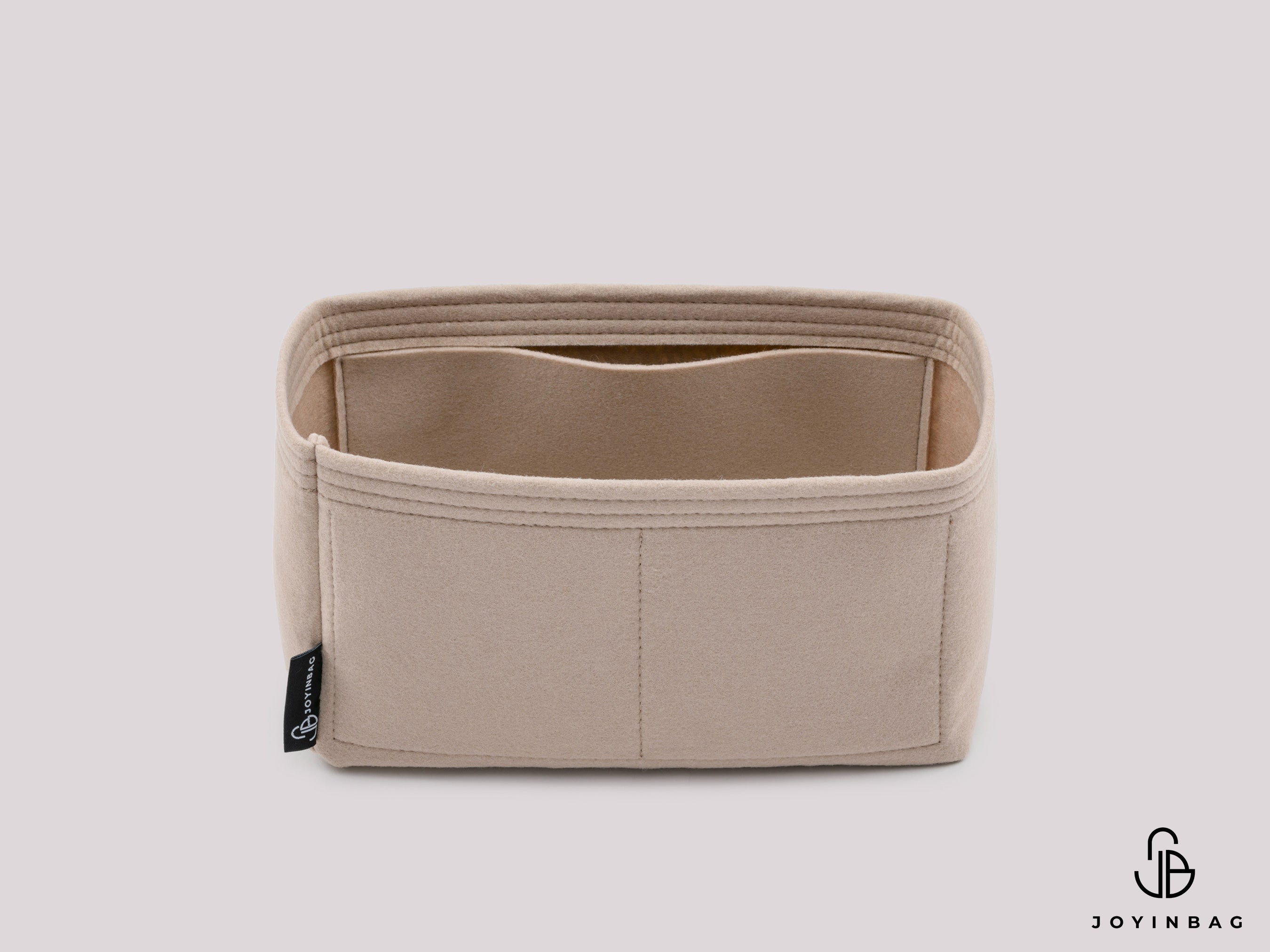 Small Squeeze Bag Organizer Insert 2mm Felt Structured Liner