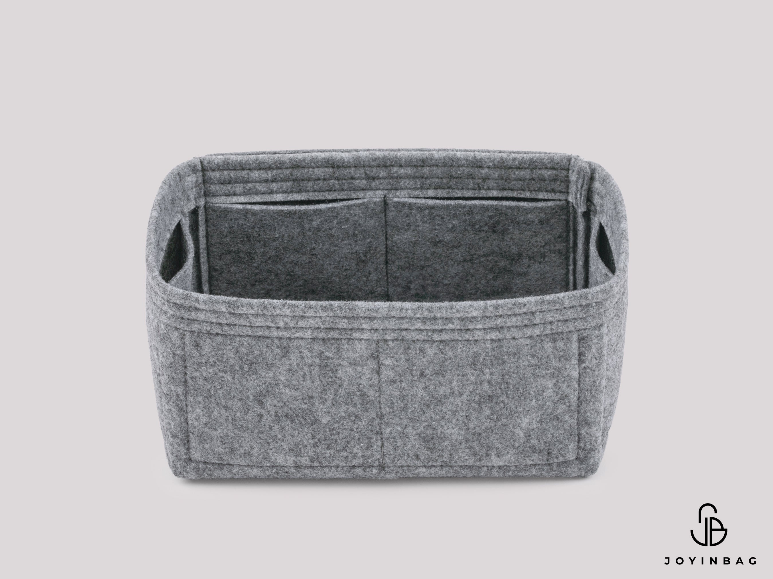 Lockme and Walk Bag Organizer Insert, Felt Liner with Interior and Exterior Pockets