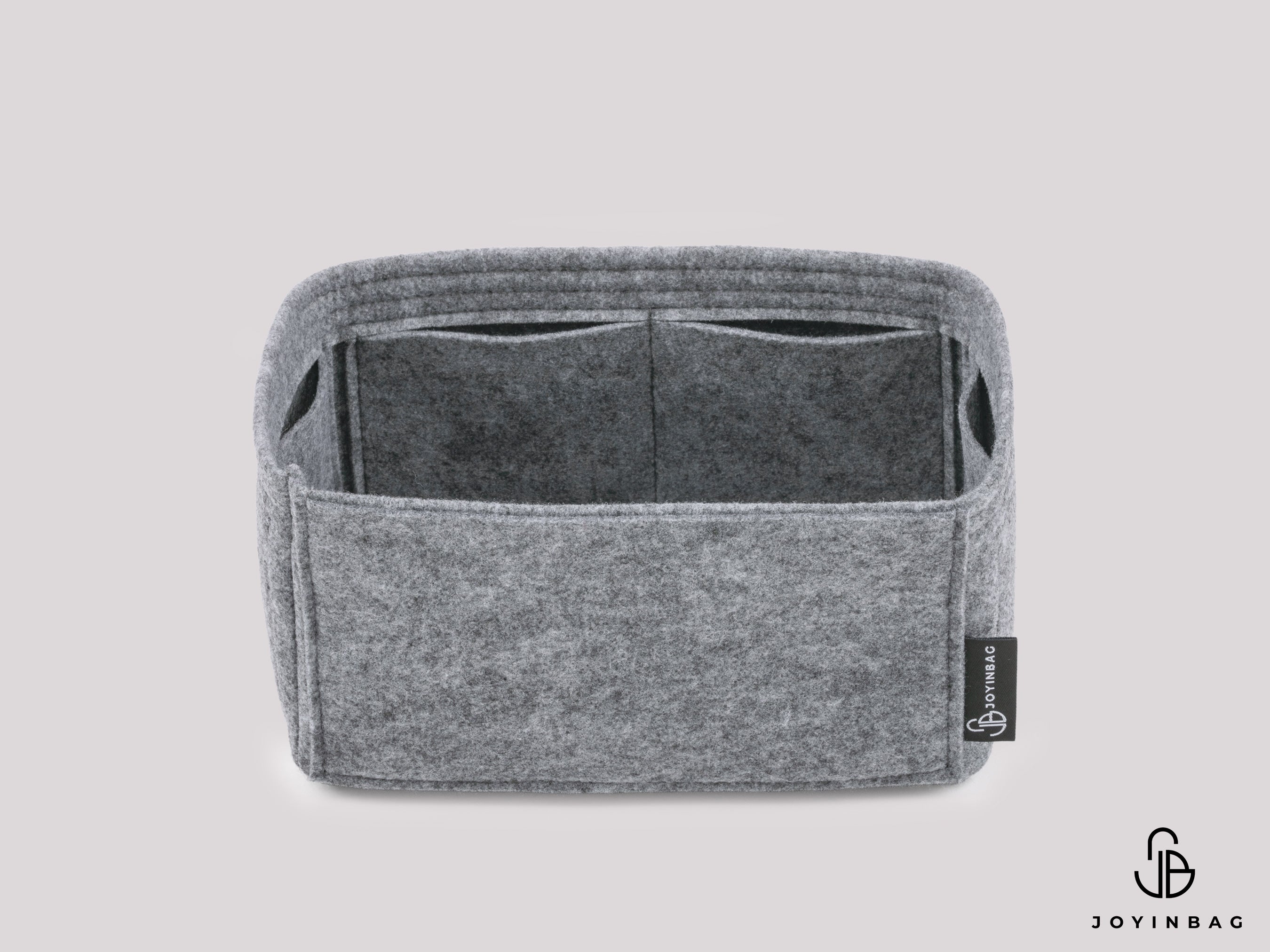 Lockme and Walk Bag Organizer Insert, Felt Liner with Interior and Exterior Pockets