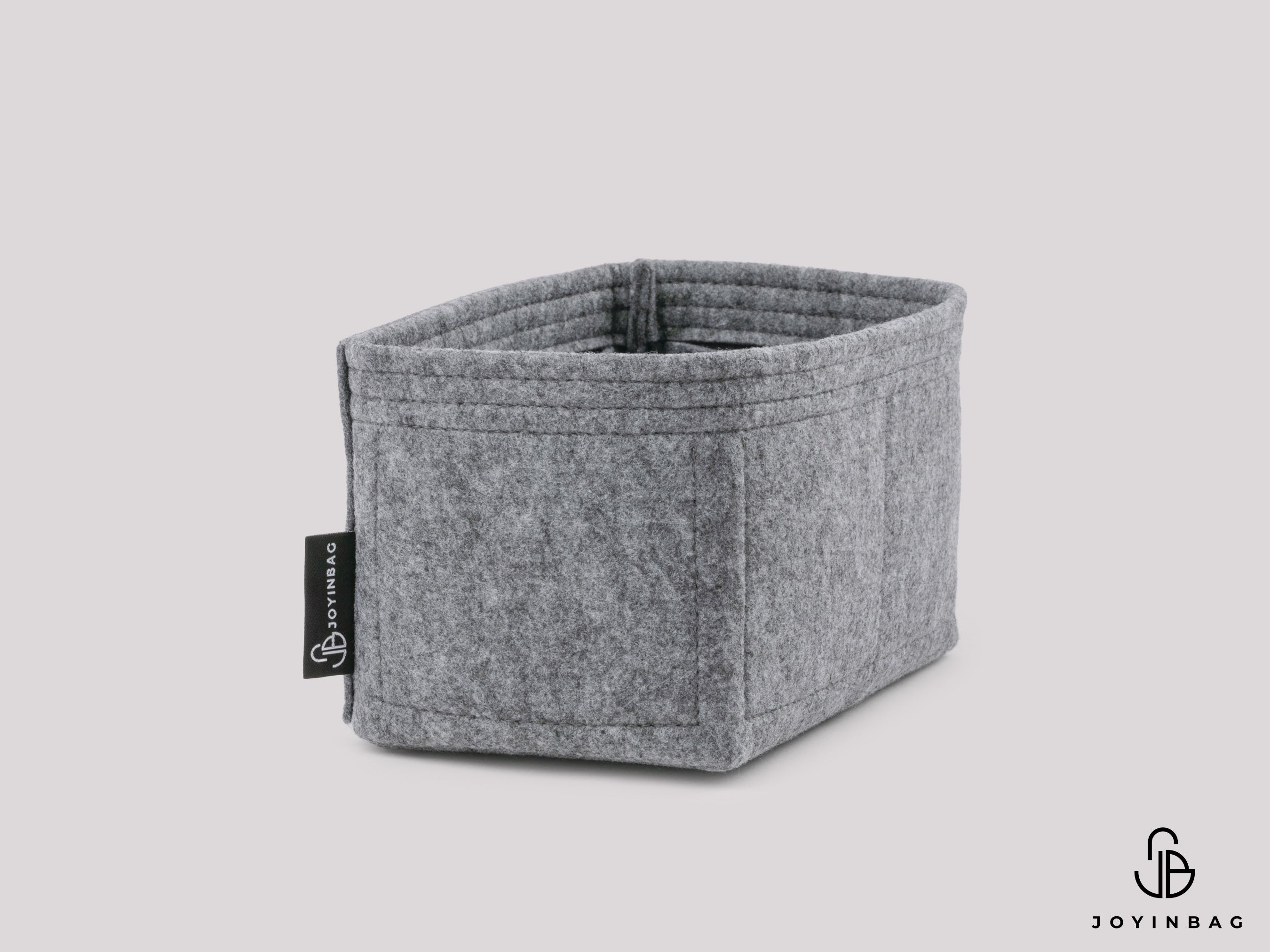 Lockme and Walk Bag Organizer Insert, Felt Liner with Interior and Exterior Pockets