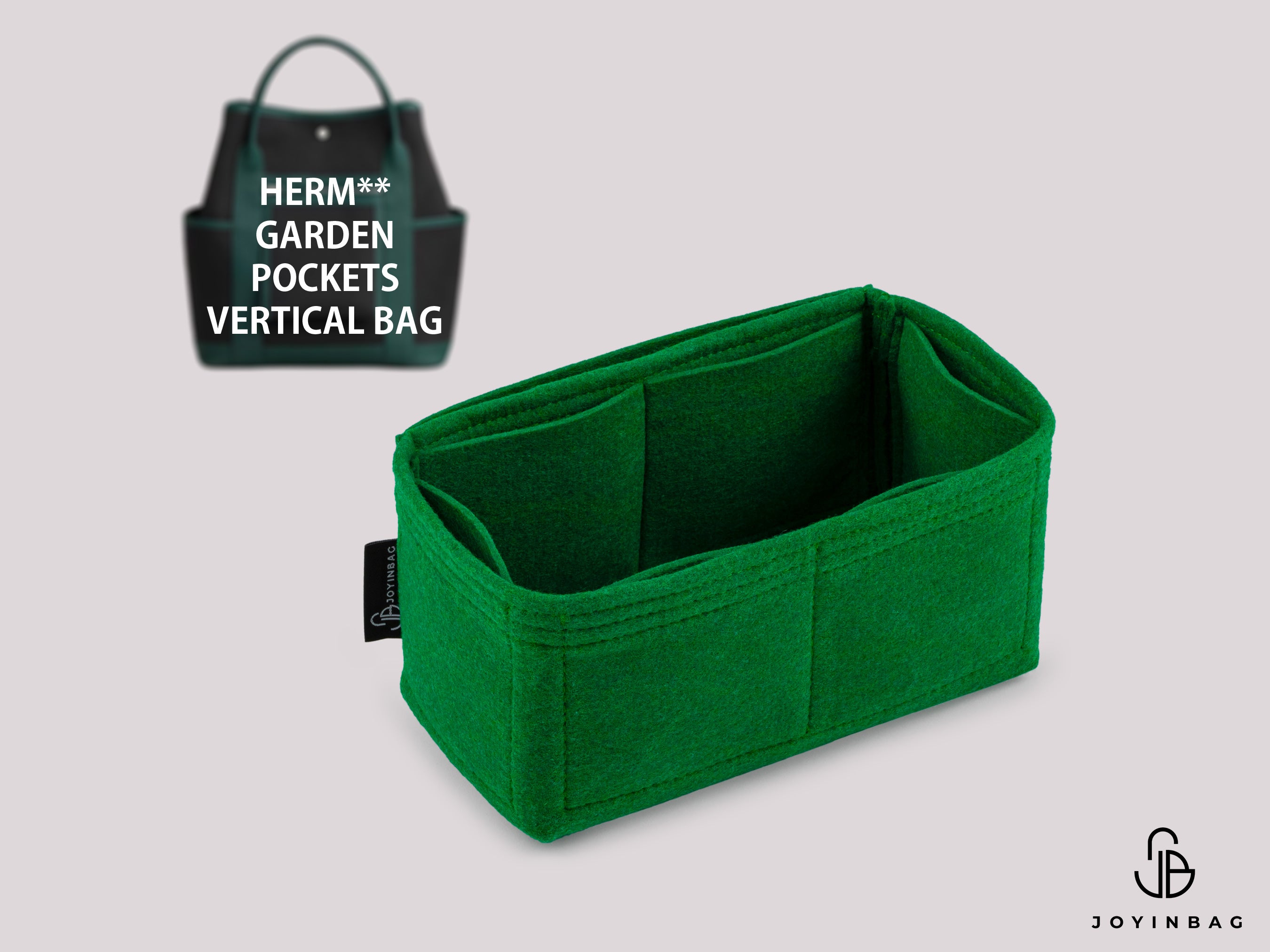 Herm. Garden Party Pockets Vertical Bag Insert