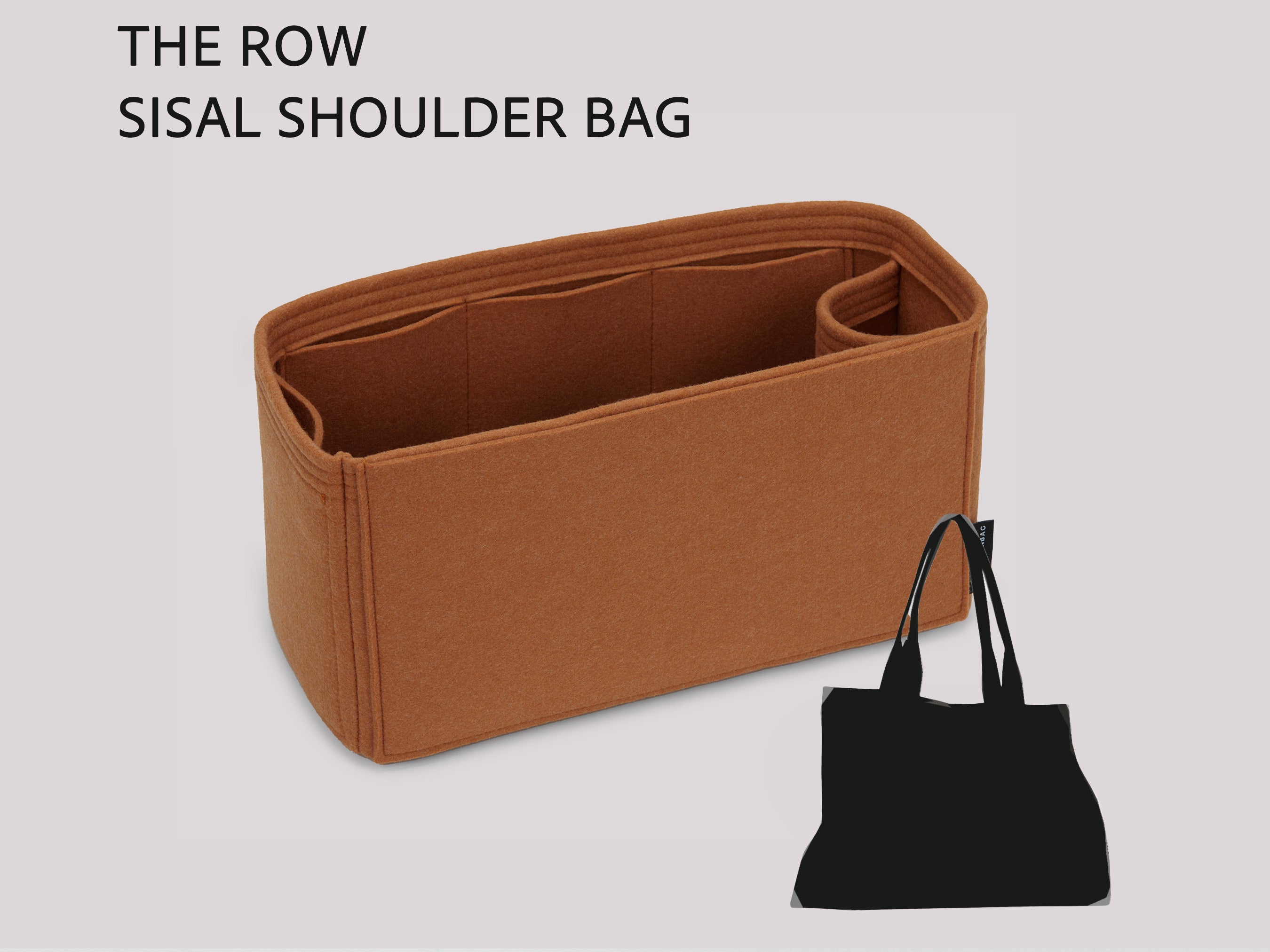 The Row Sisal Shoulder Bag Organizer Insert – Felt Liner 2mm 3mm