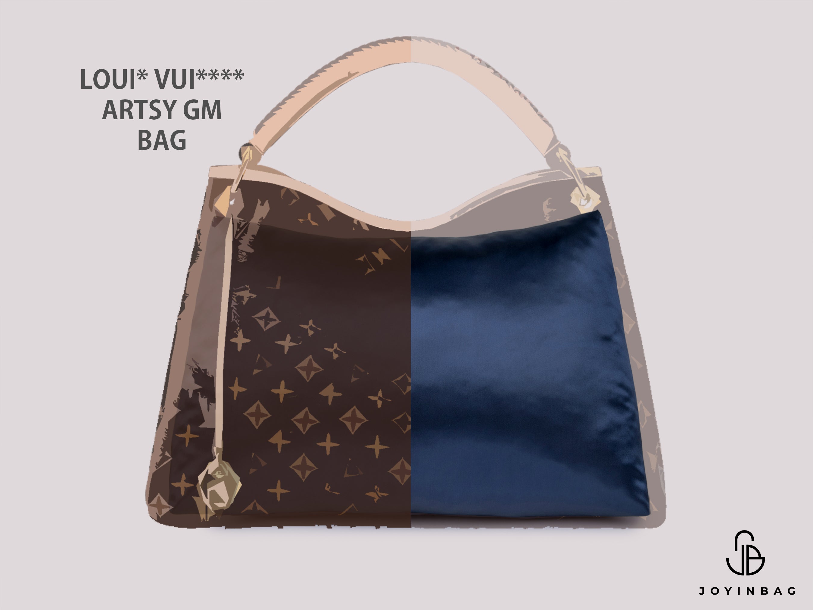 Bag Storage Pillow for LV Artsy GM | Satin Pillow Insert Shape Protector