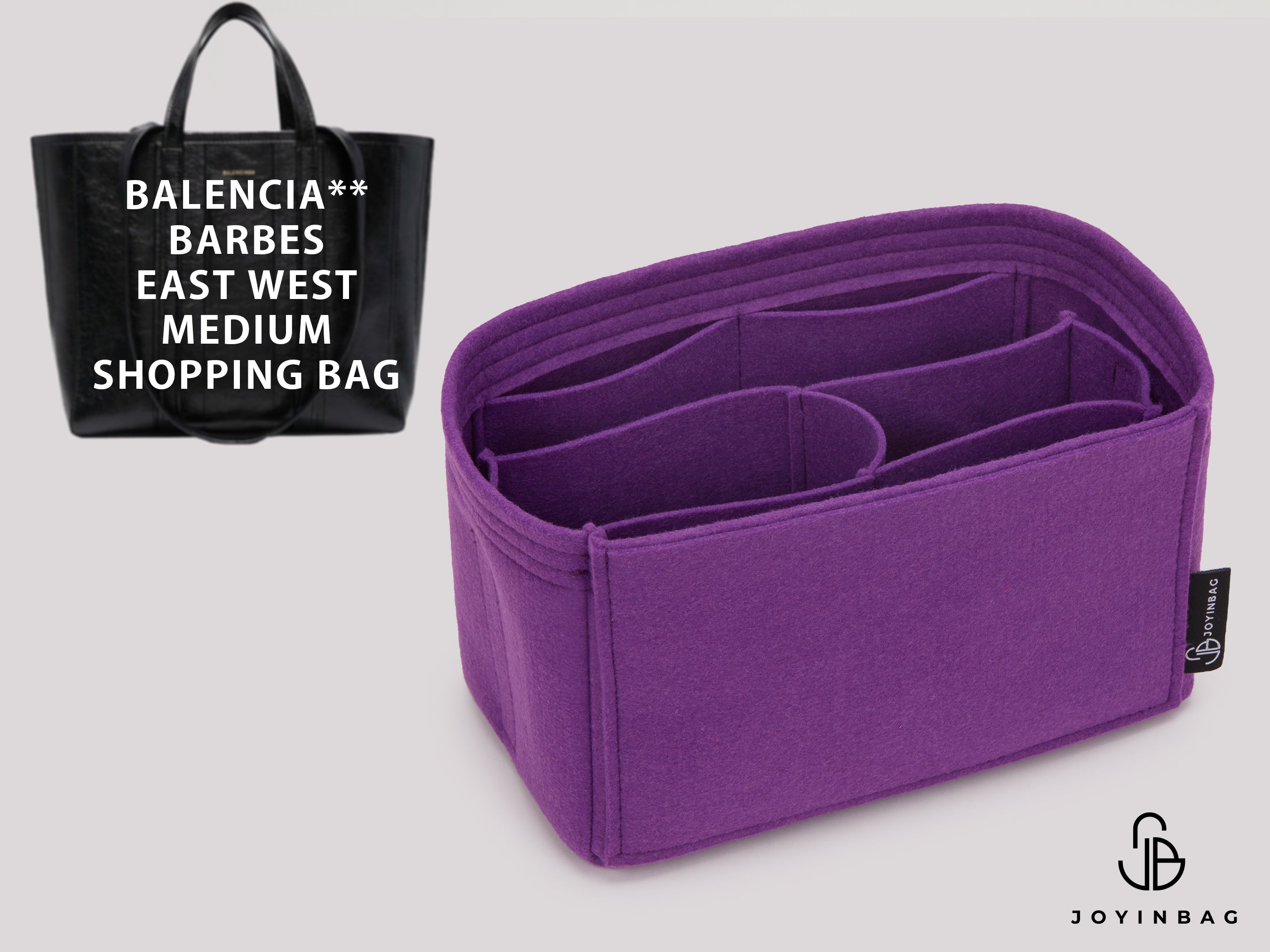 Balencia. Barbes East / West Medium Shopping Bag Insert