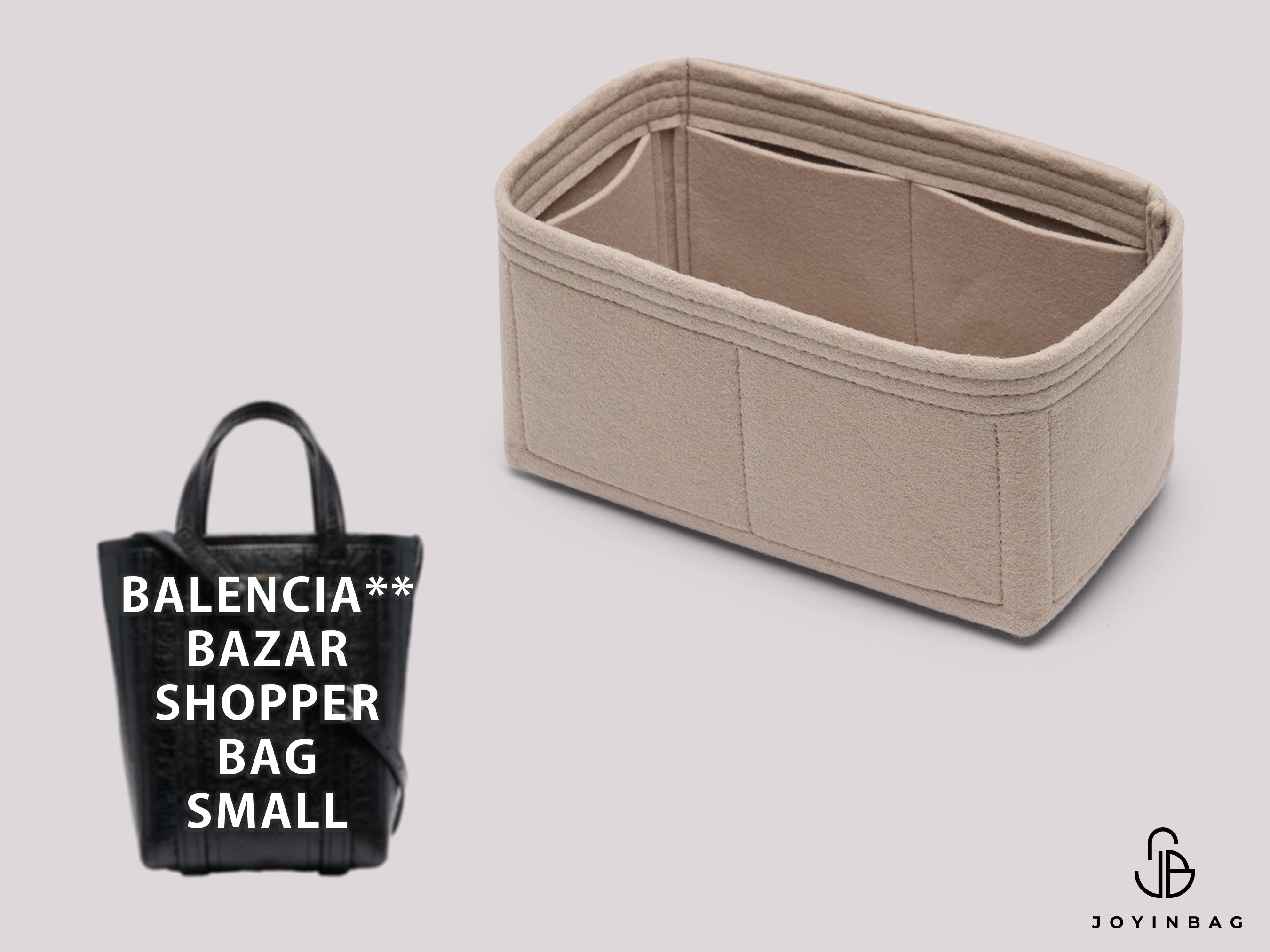 Balencia. Bazar Shopper Bag Small Bag Insert