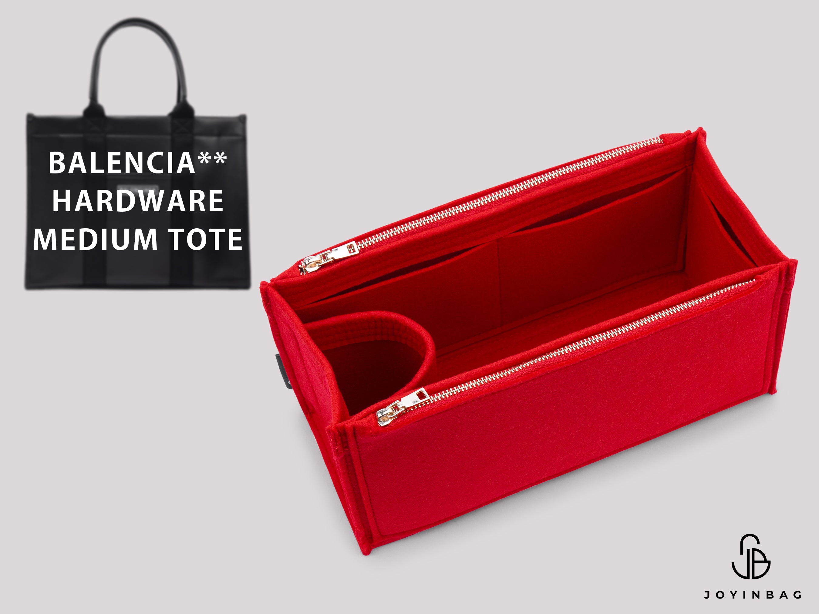 Balenci. Hardware Medium Tote Bag Insert