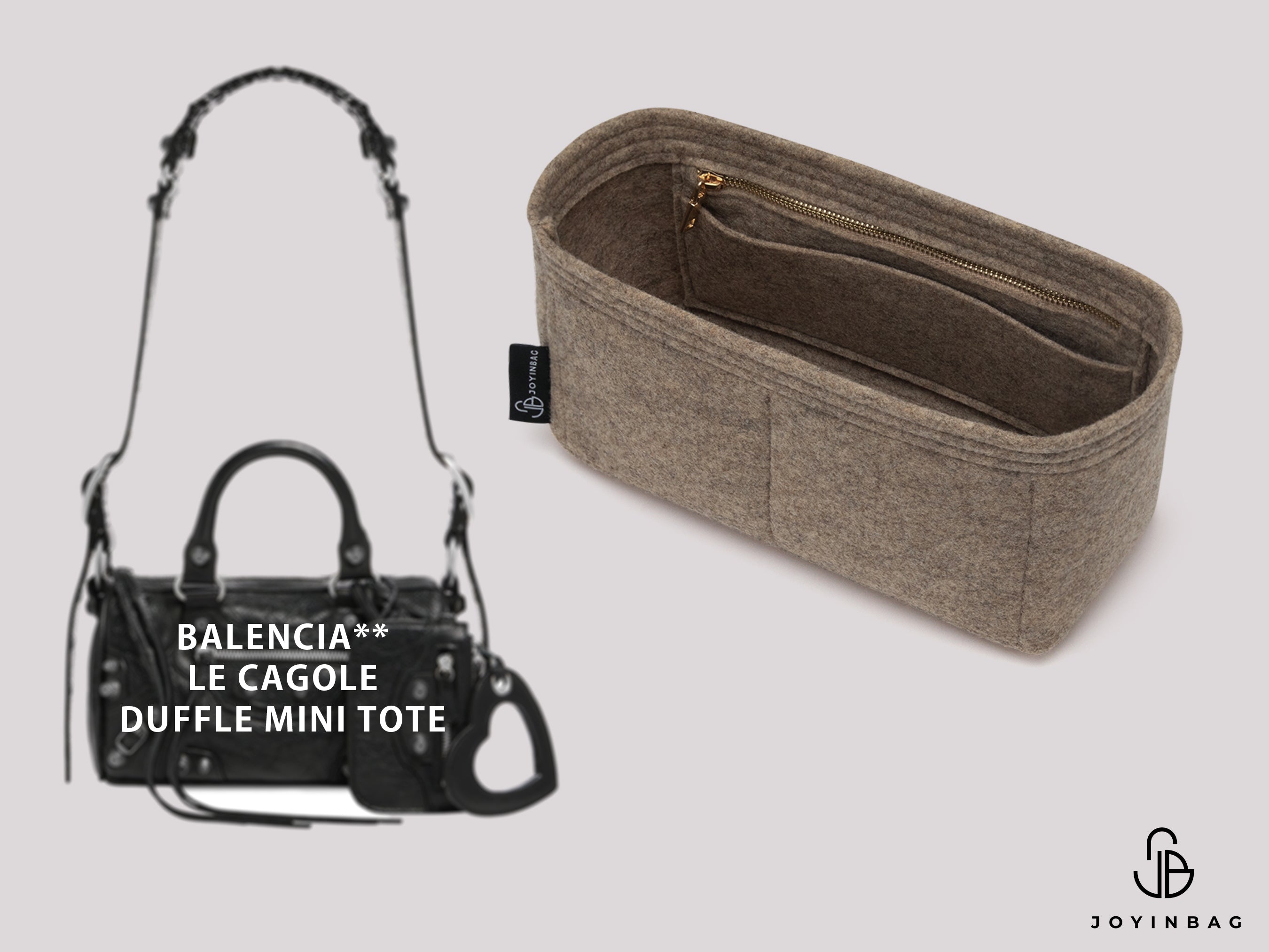 Balencia. Le Cagole Duffle Mini Tote Bag Insert