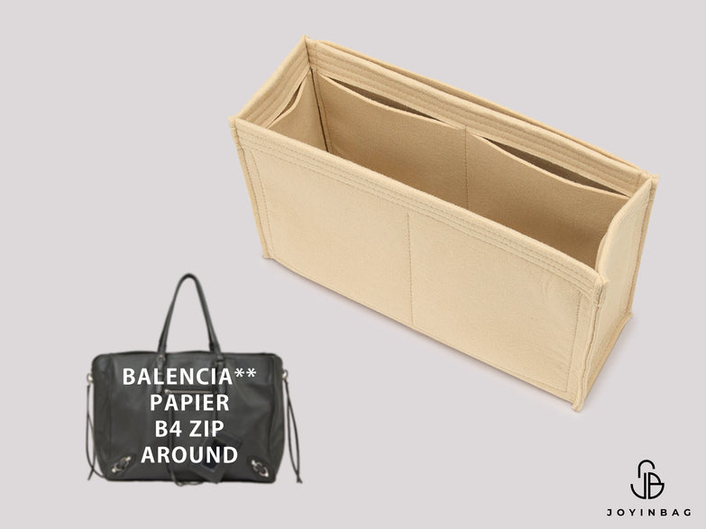 Balencia. Papier B4 Zip Around Bag Insert