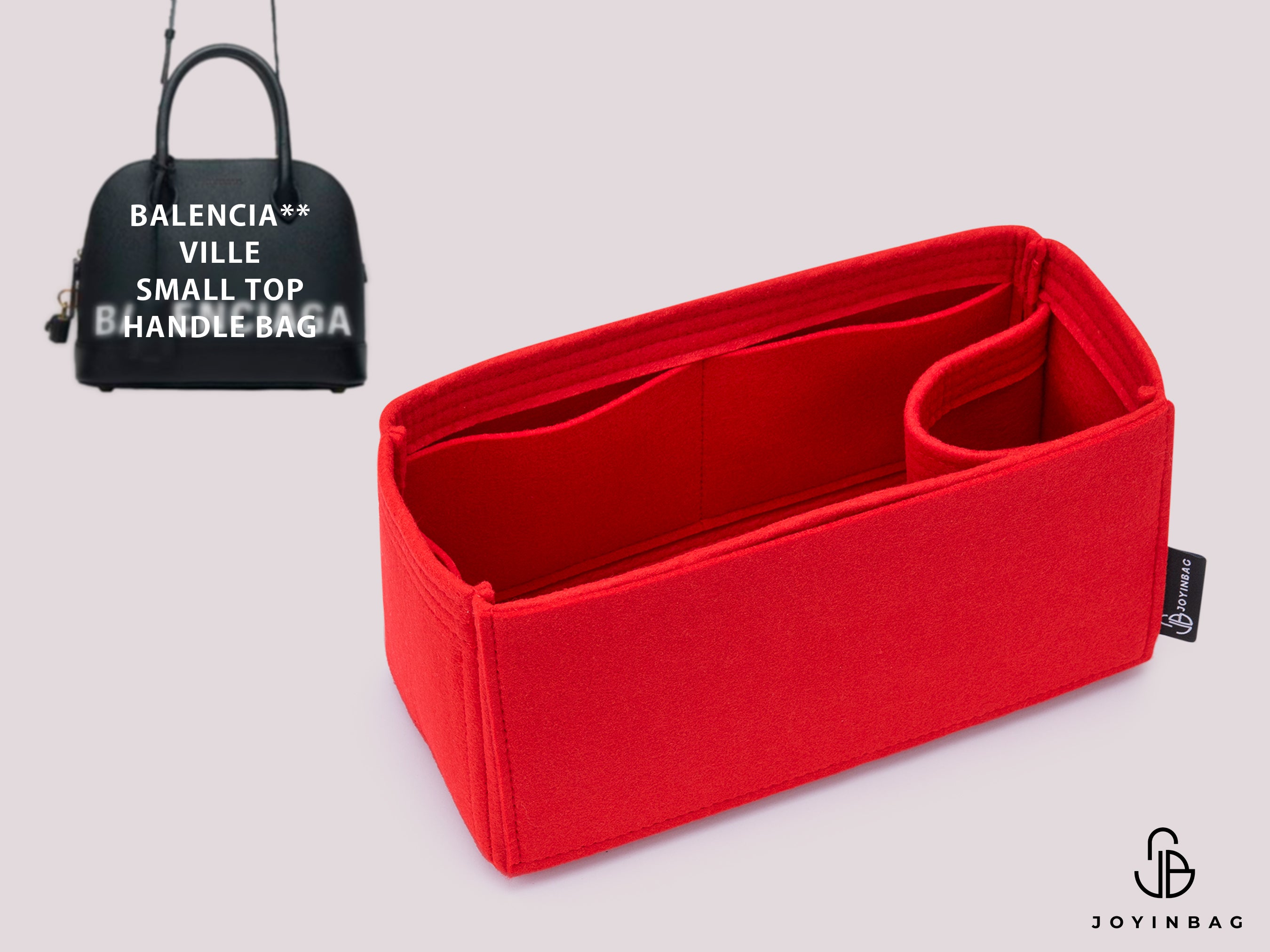 Balencia. Ville Small Top Handle Bag Insert