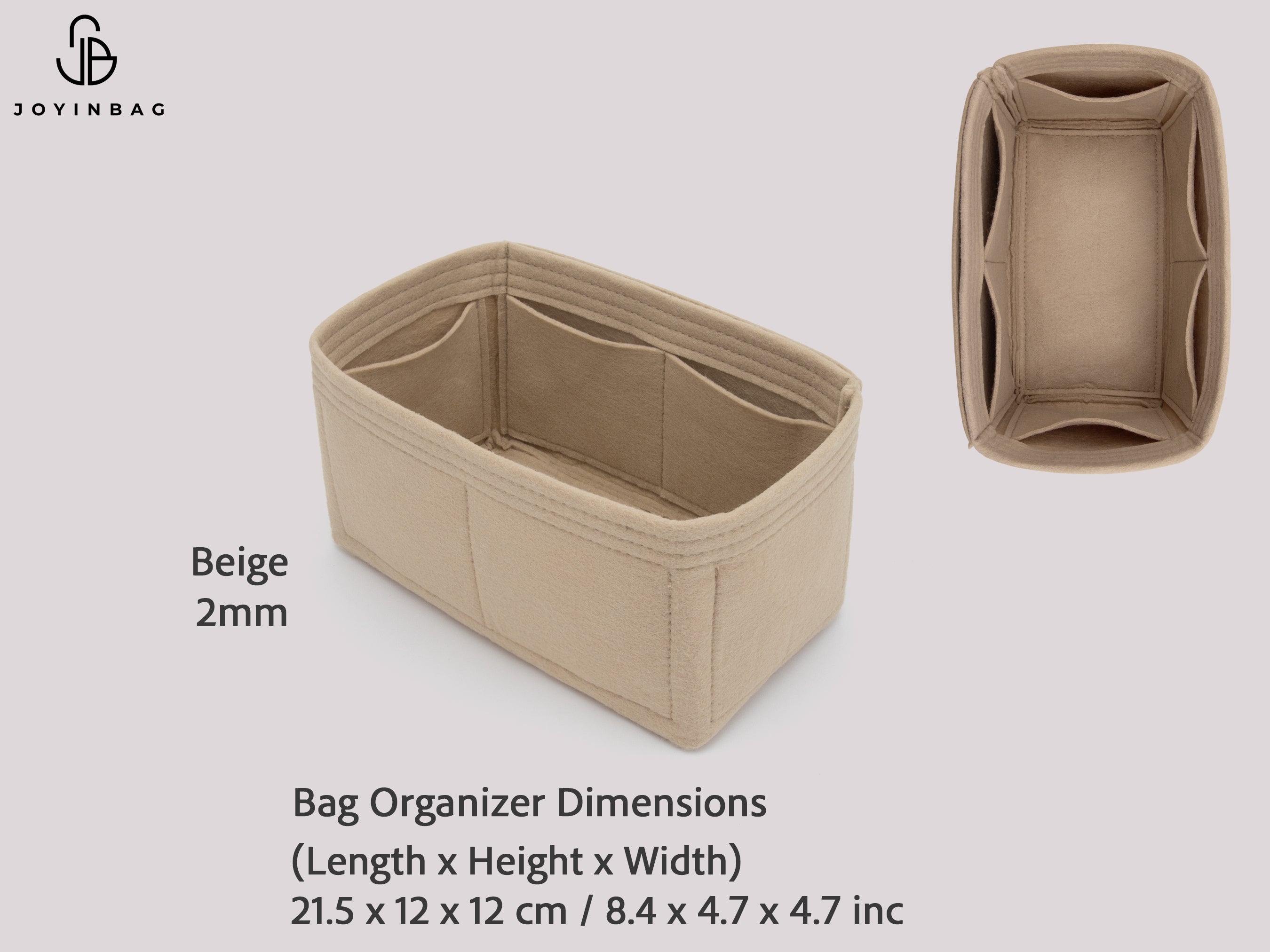 Clearance Bag Organizer Insert by Size Felt Purse Insert Multi Model