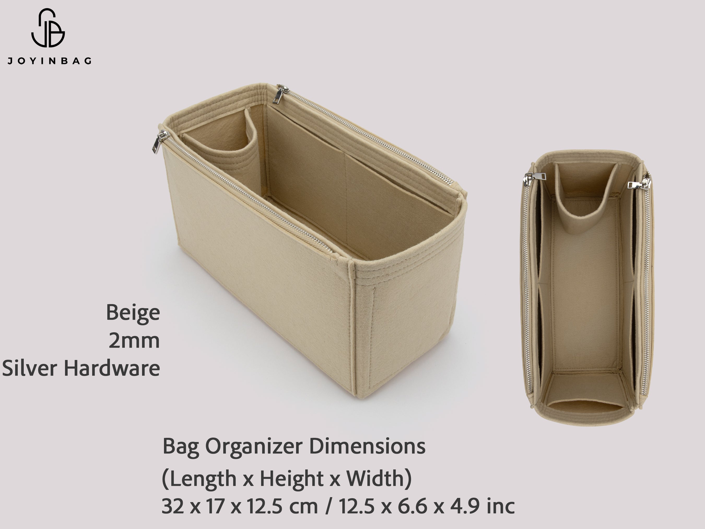 Clearance Bag Organizer Insert by Size Felt Purse Insert Multi Model