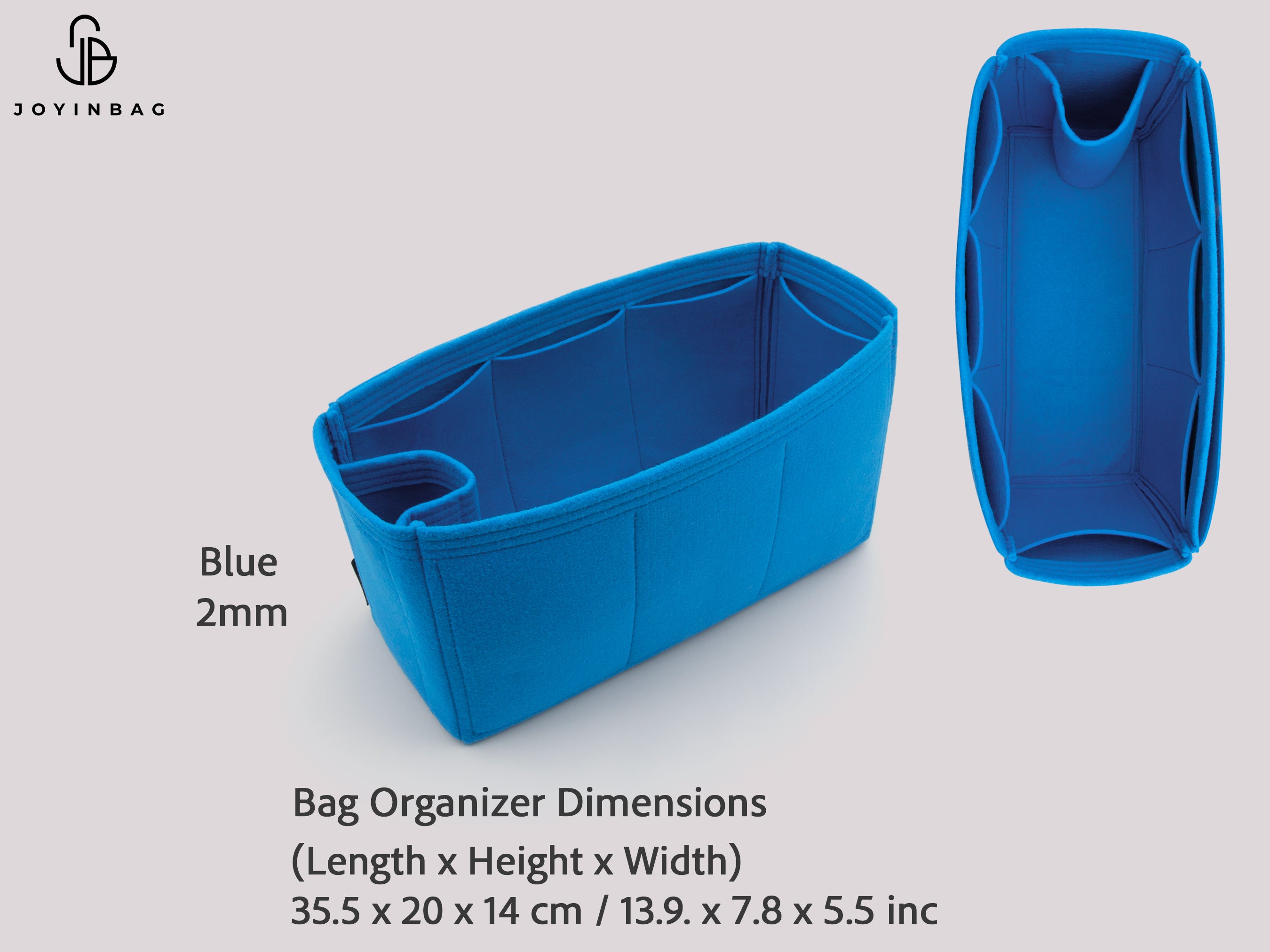 Clearance Large Bag Organizer Insert, Felt Tote & Suitcase Organizer
