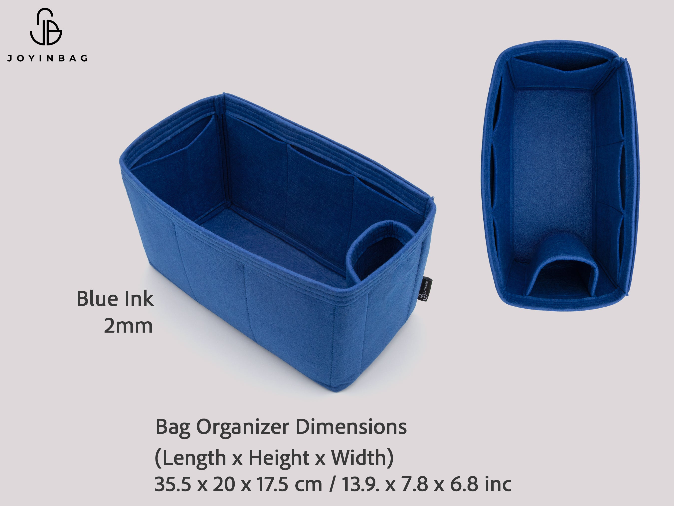 Clearance Large Bag Organizer Insert, Felt Tote & Suitcase Organizer