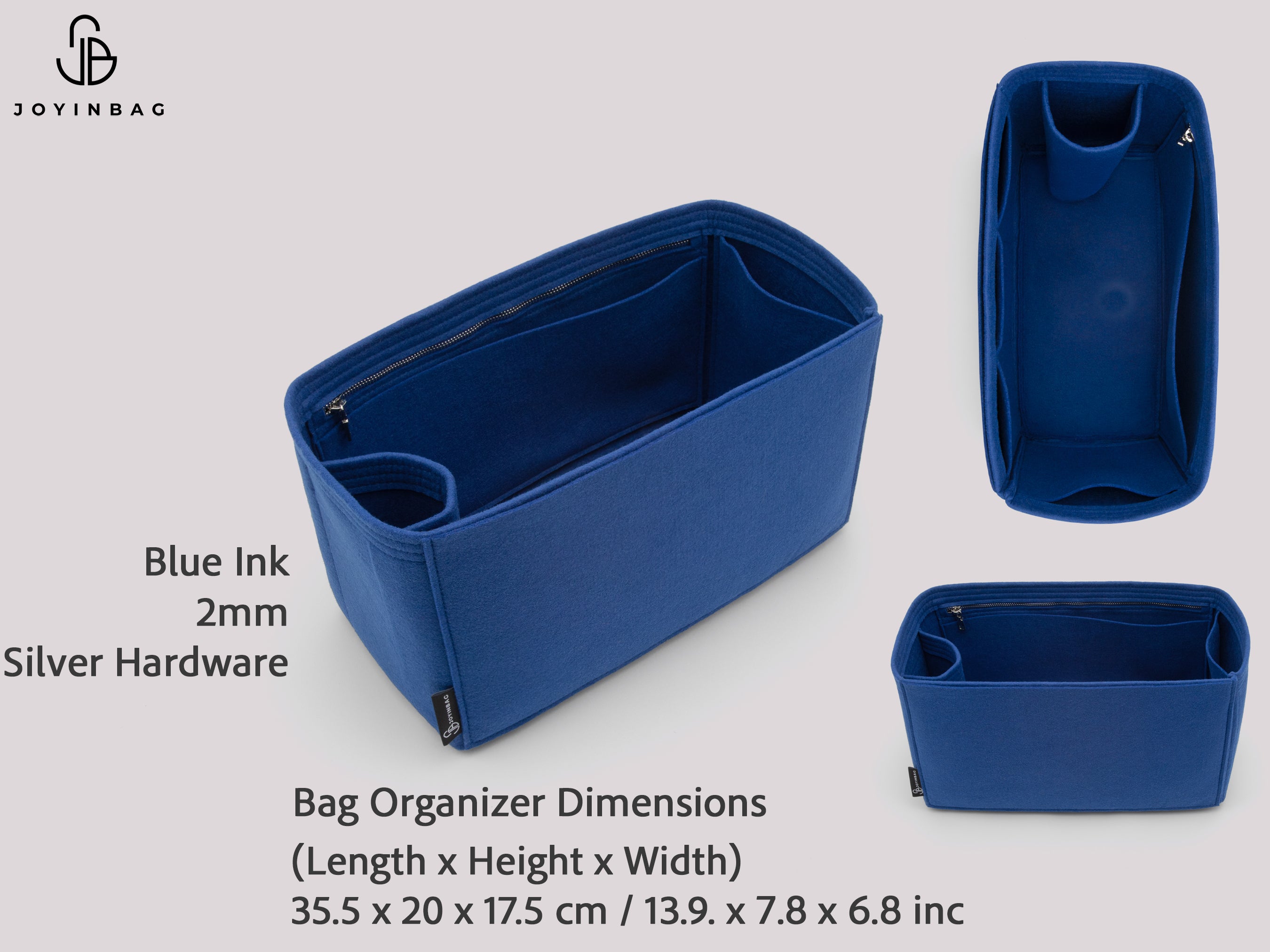 Clearance Large Bag Organizer Insert, Felt Tote & Suitcase Organizer