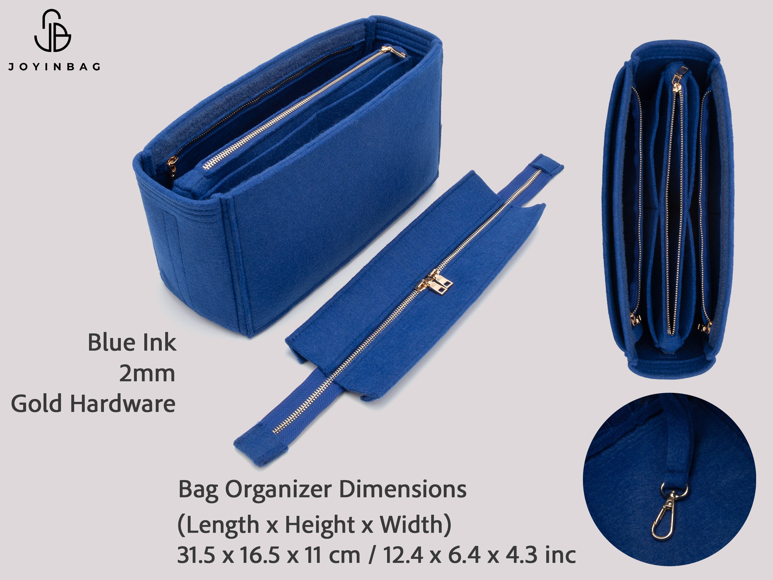 Clearance Bag Organizer Insert by Size Felt Purse Insert Multi Model