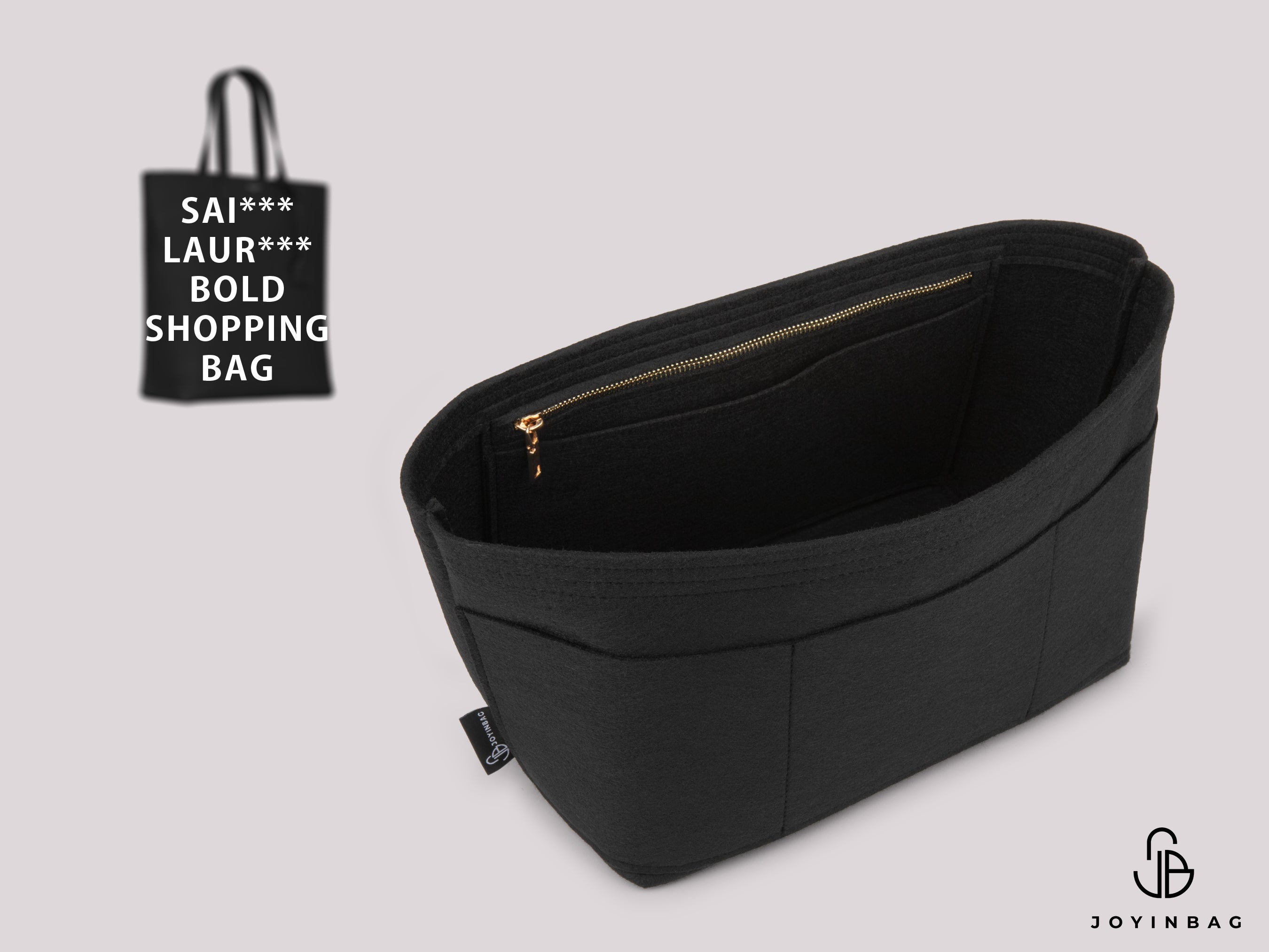 YSL Bold East West Shopping Bag Organizer – Perfect Inside & External Pocket Design