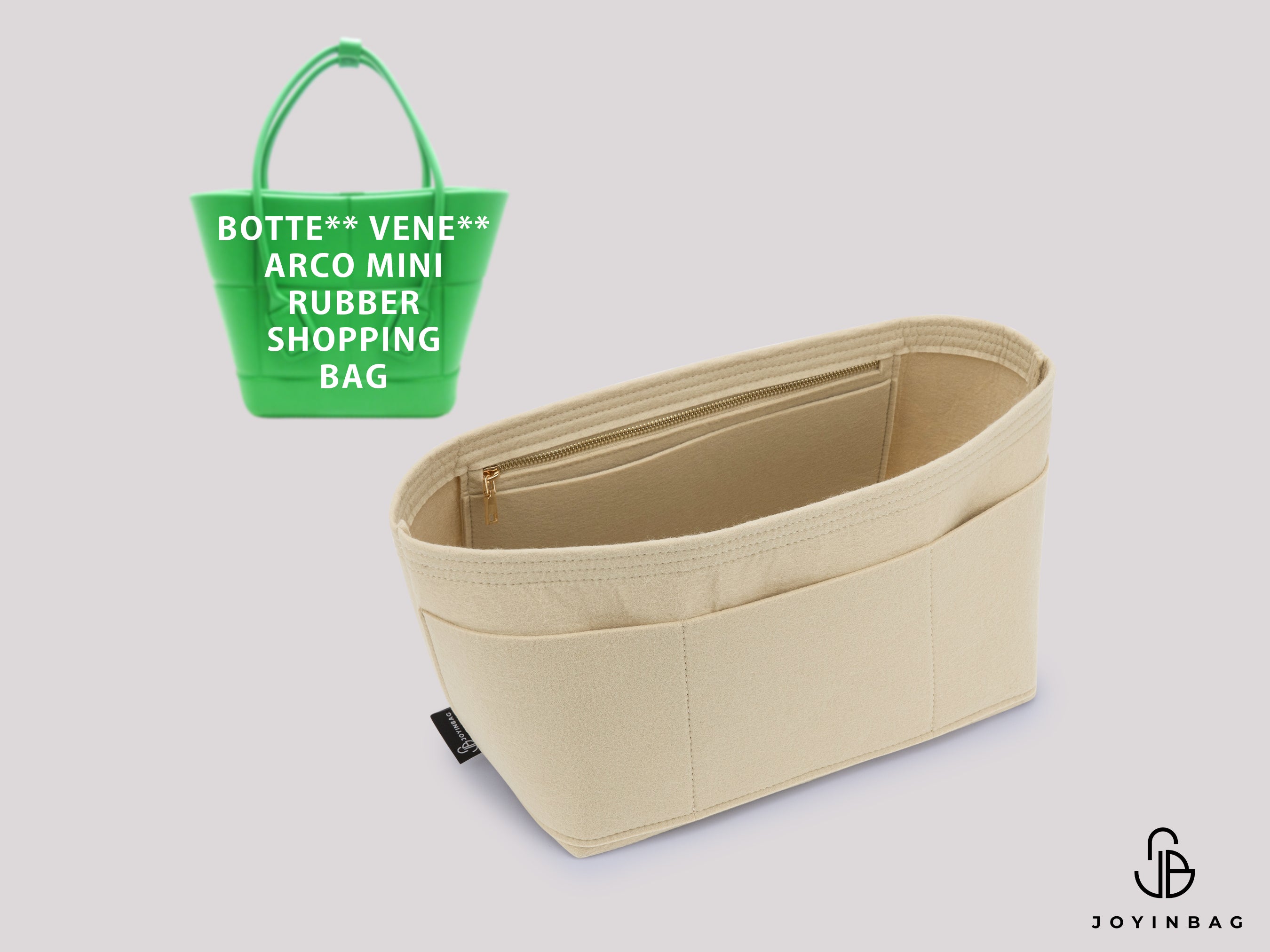 Botte. Vene. Arco Mini Rubber Shopping Bag Insert