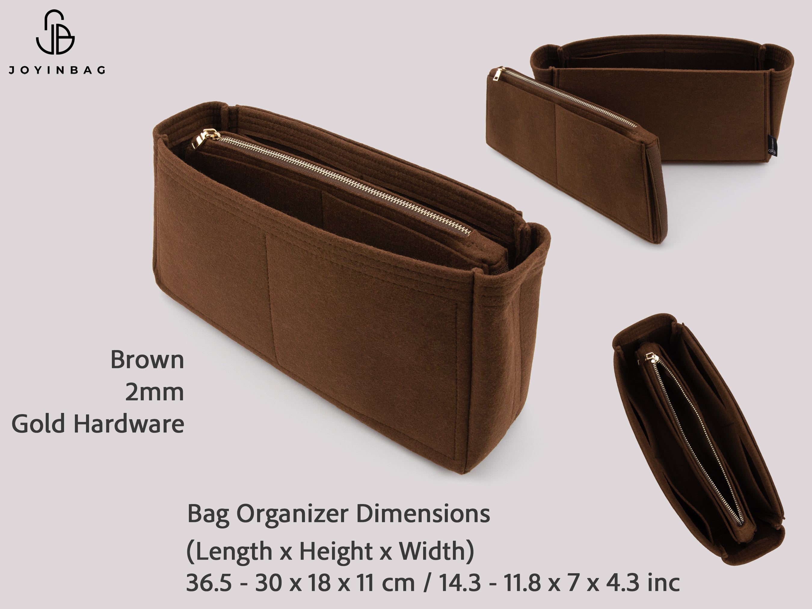 Clearance Bag Organizer Insert by Size Felt Purse Insert Multi Model