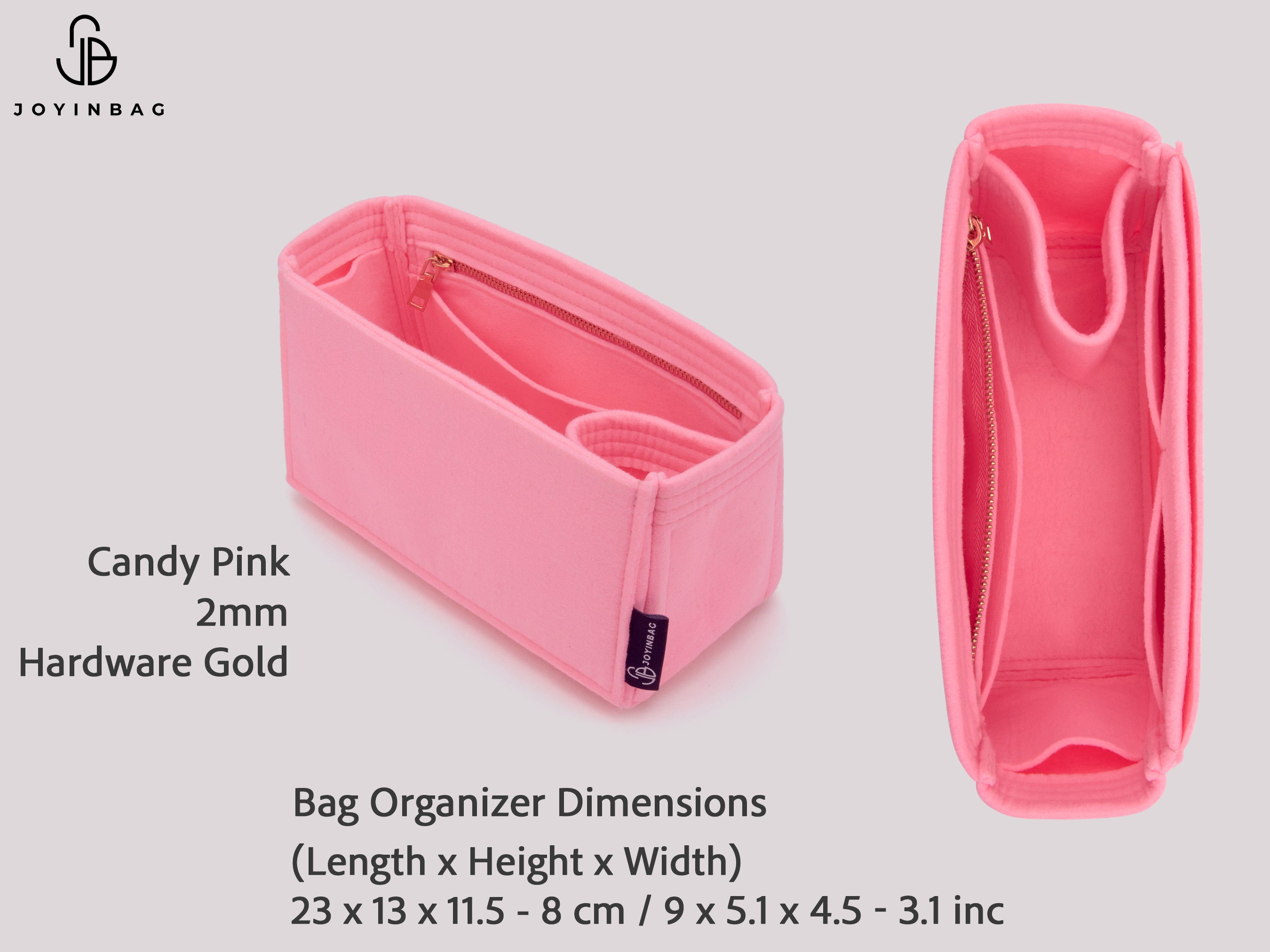 Clearance Bag Organizer Insert by Size Felt Purse Insert Multi Model