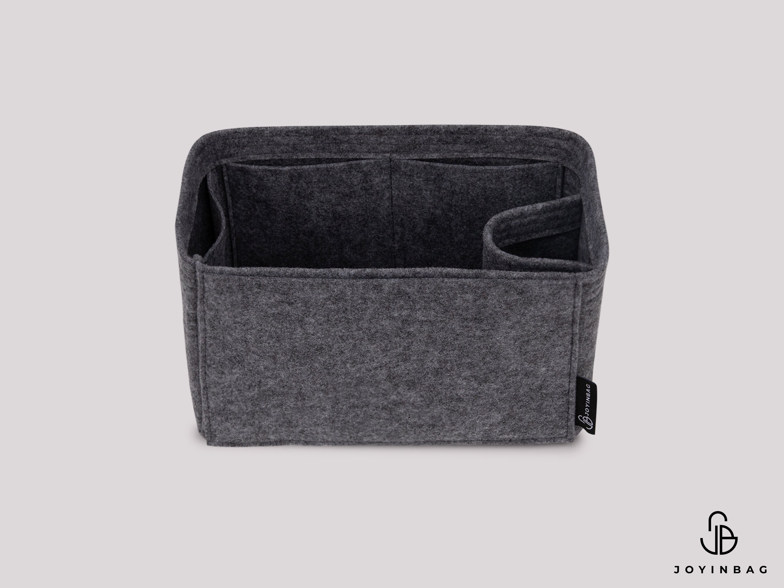 Lineup Bag Organizer Insert, Felt Purse Liner with Bottle Holder