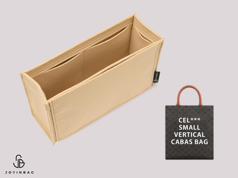 Cel. Small Vertical Cabas Bag Insert