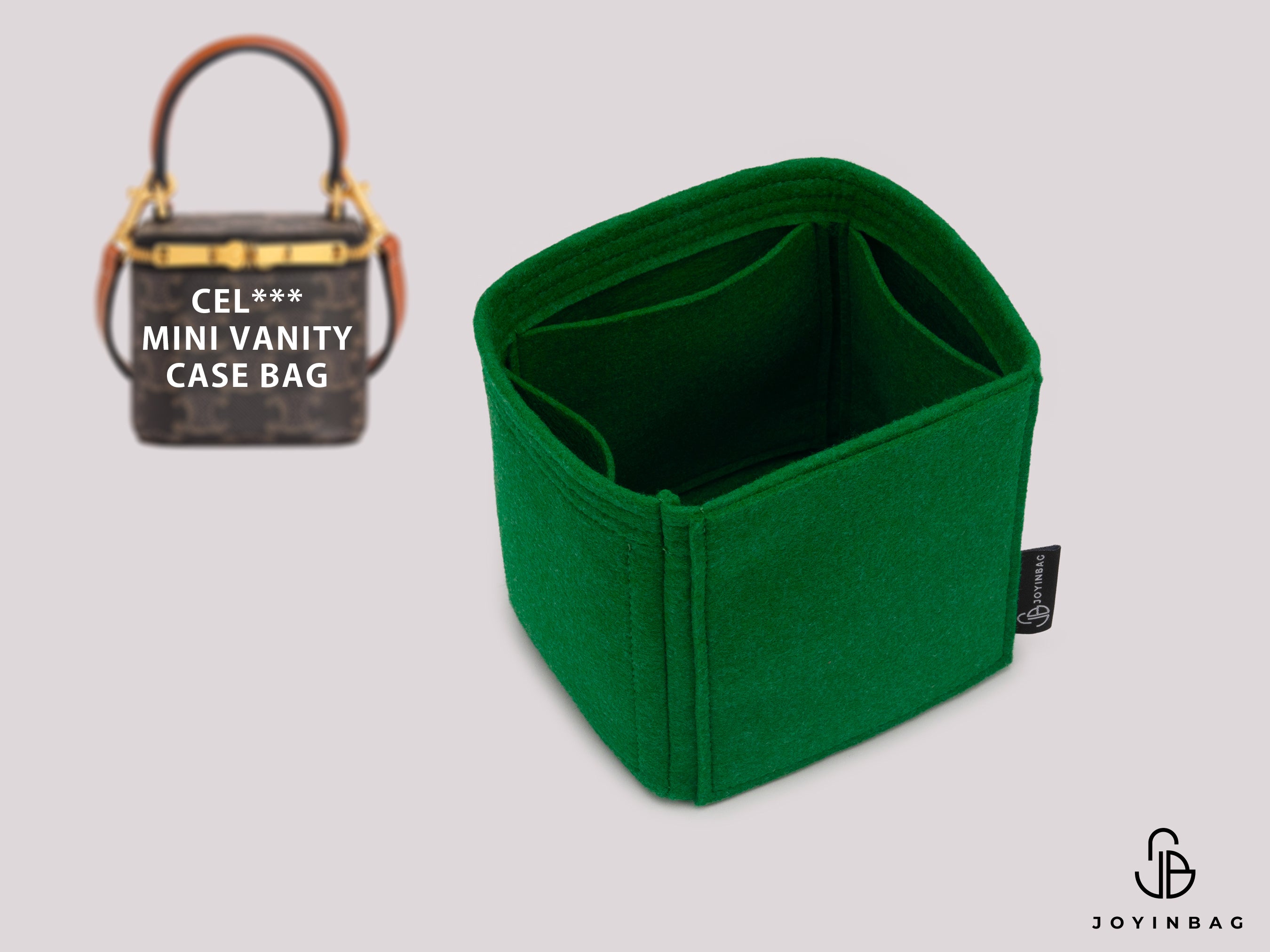 Cel. Mini Vanity Case Bag Insert