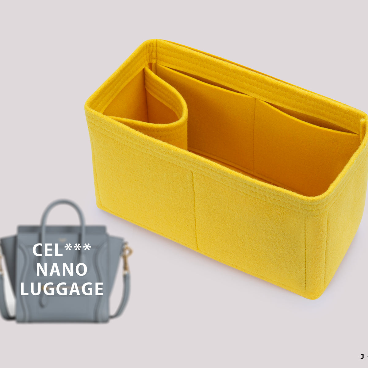 Cel. Nano Luggage Bag Organizer with Single Bottle Holder