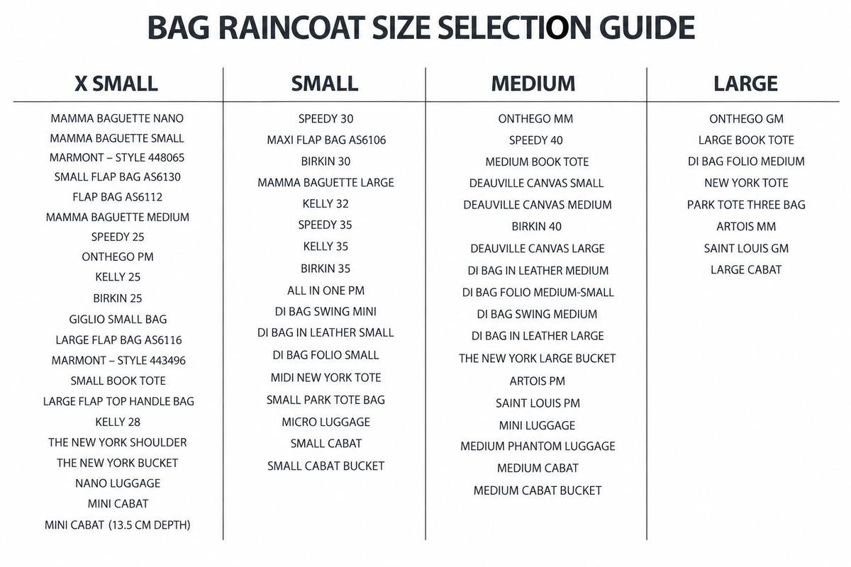 Waterproof Bag Raincoat – Ultimate Protection for Your Handbag in Any Weather