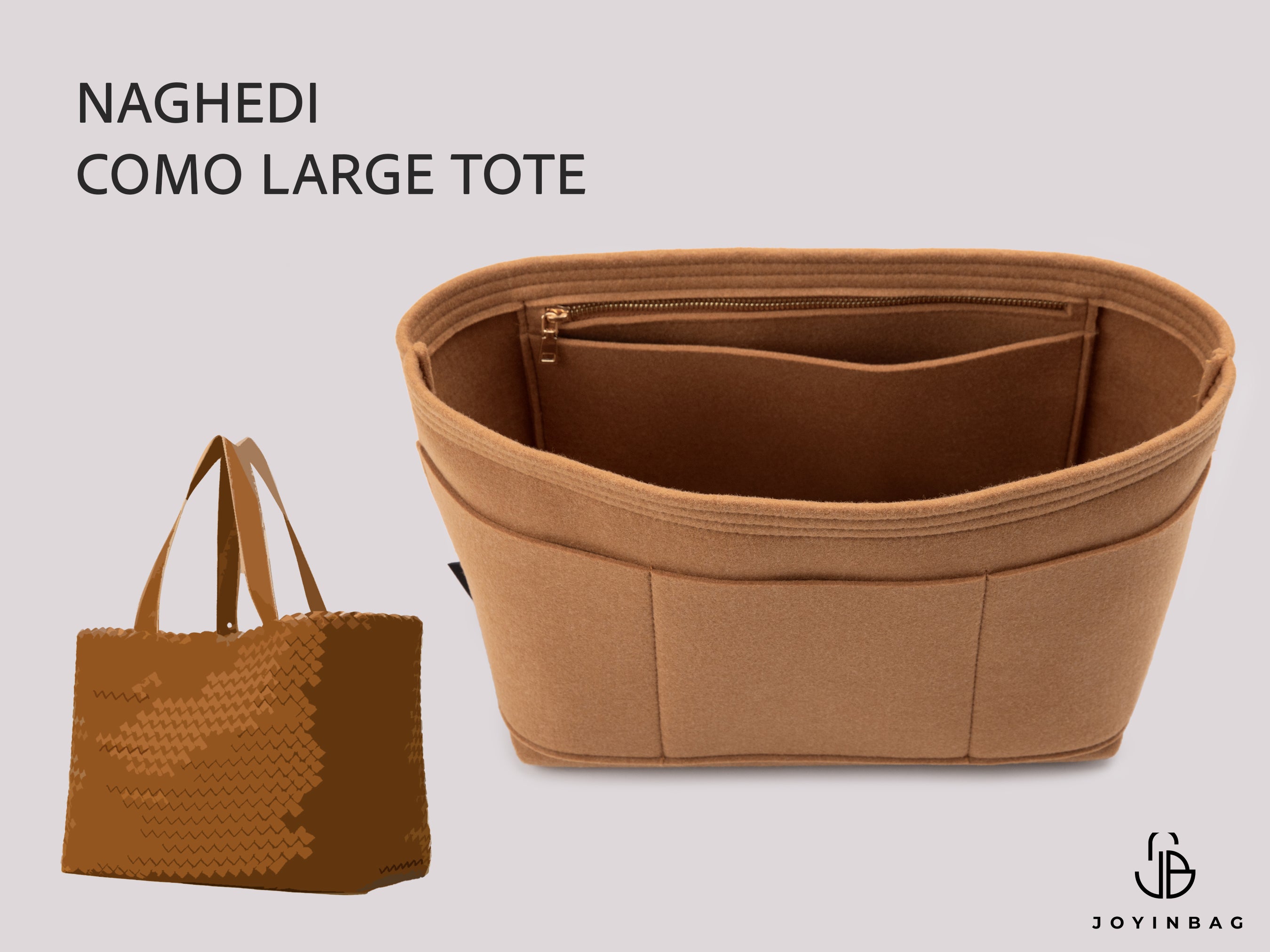 The Naghedi Como Large Tote Bag Organizer