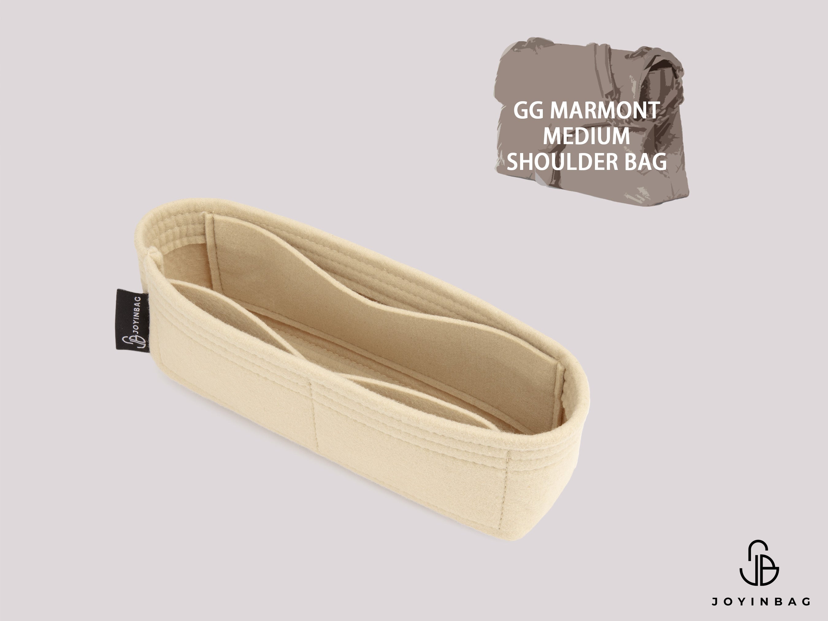 GG Marmont Medium Shoulder Bag (Style 850676) Organizer