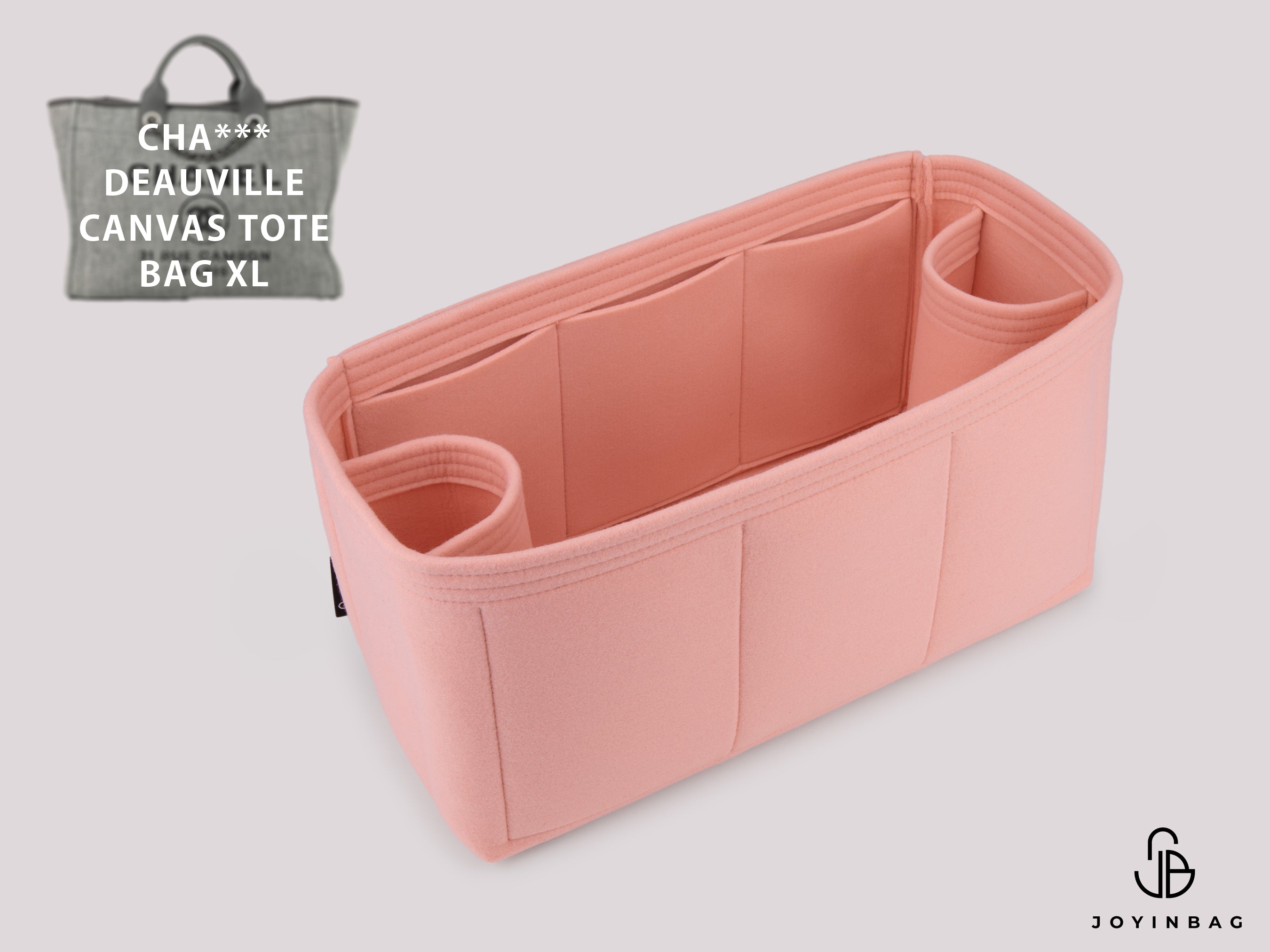 Cha. Deauville Canvas Extra Large Bag Insert