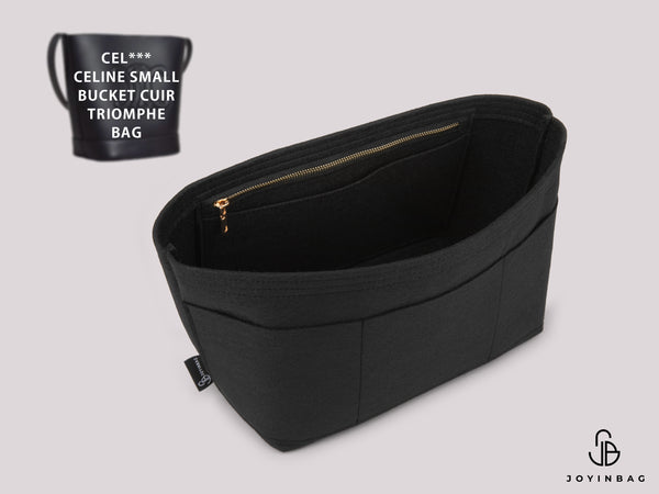 Cel. Small Bucket Cuir Triomphe Bag Insert