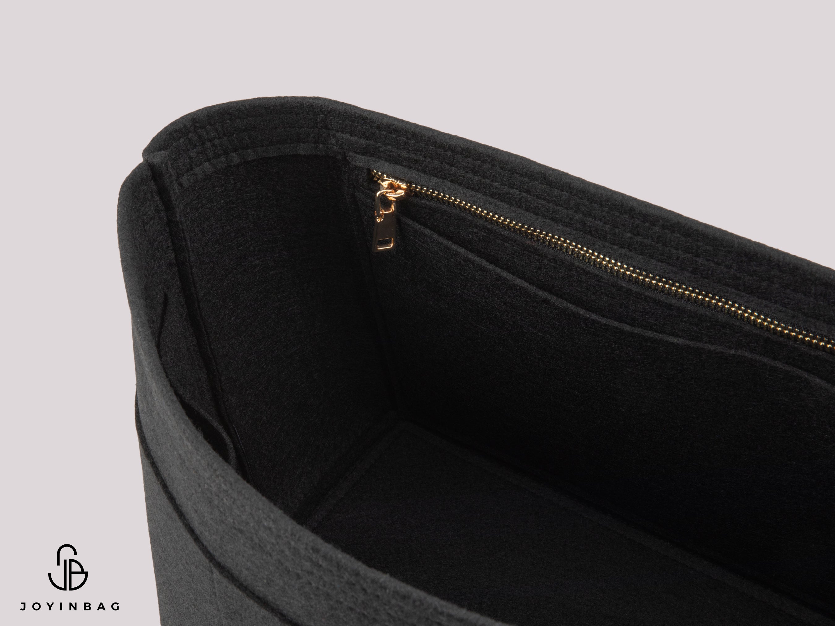 Coach City Tote Organizer with Zipper Pocket and Structured Felt Insert