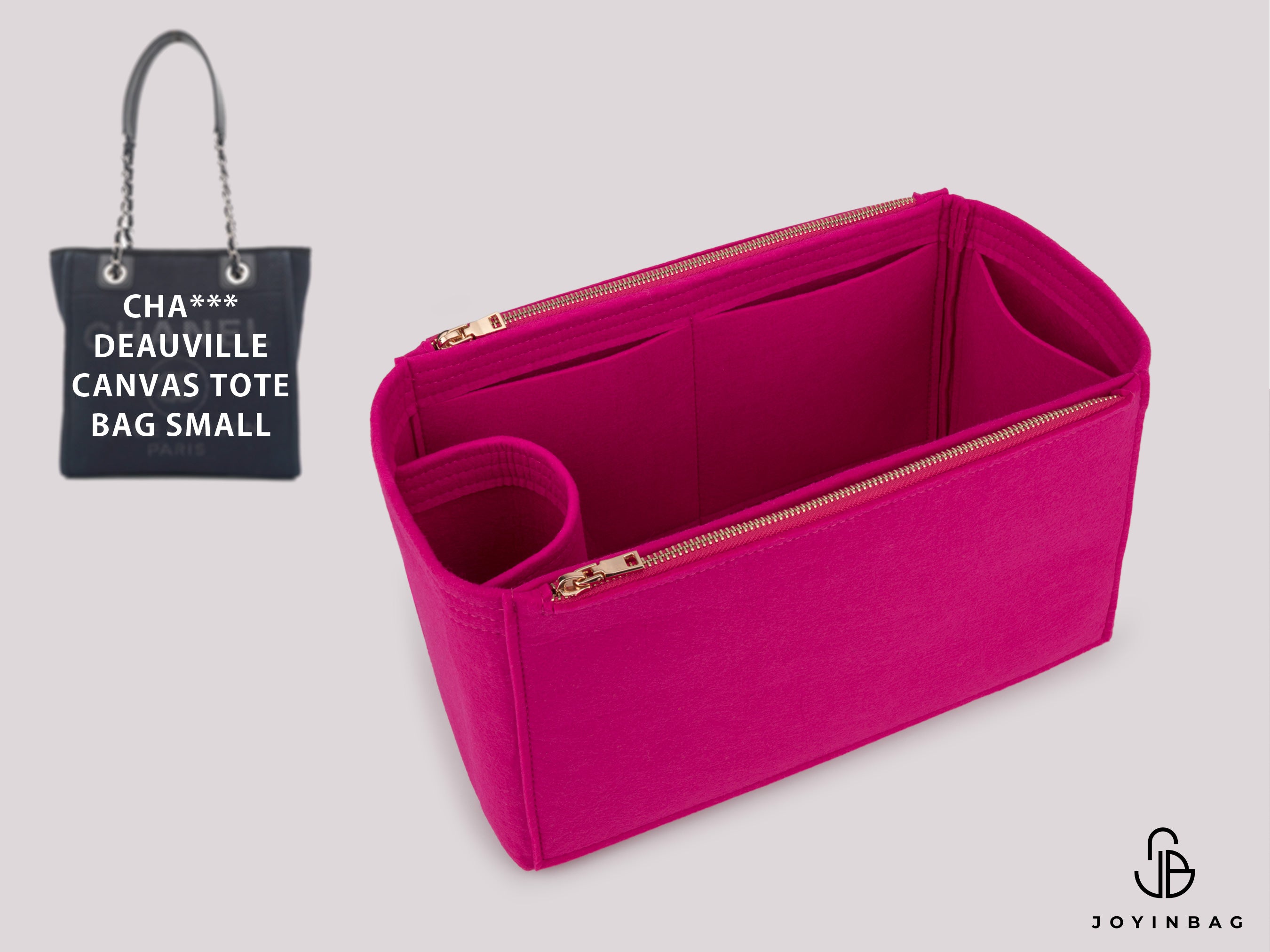 Cha. Deauville Canvas Small Bag Insert