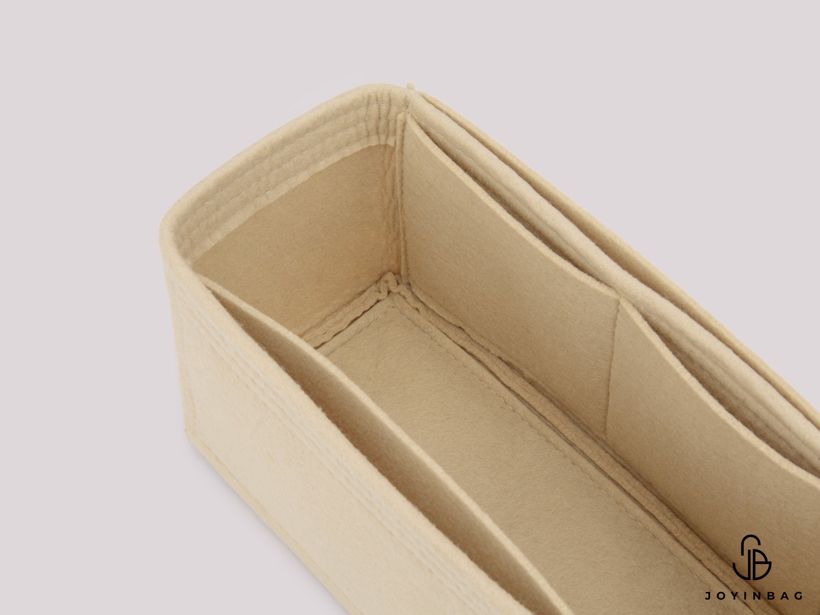 Cuyana East West Easy Tote Bag Organizer Insert, Felt Purse Organizer for Easy Tote