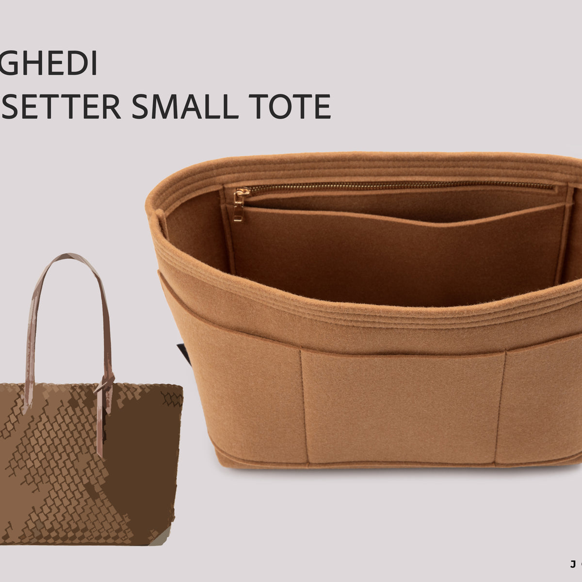 The Jetsetter Small Tote Bag Organizer