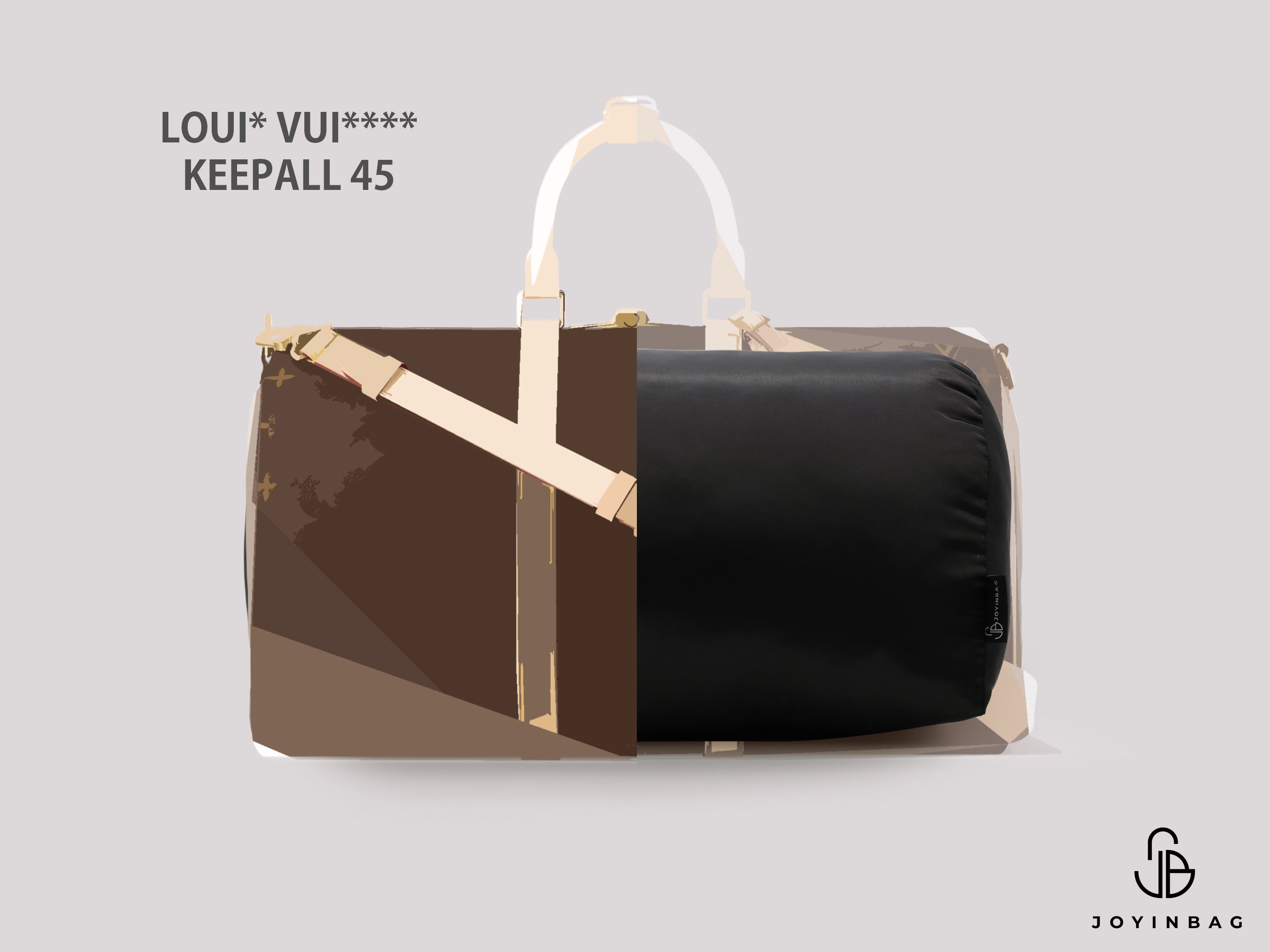 Bag Storage Pillow for LV Keepall 45 | Satin Cushion Insert Shape Protector