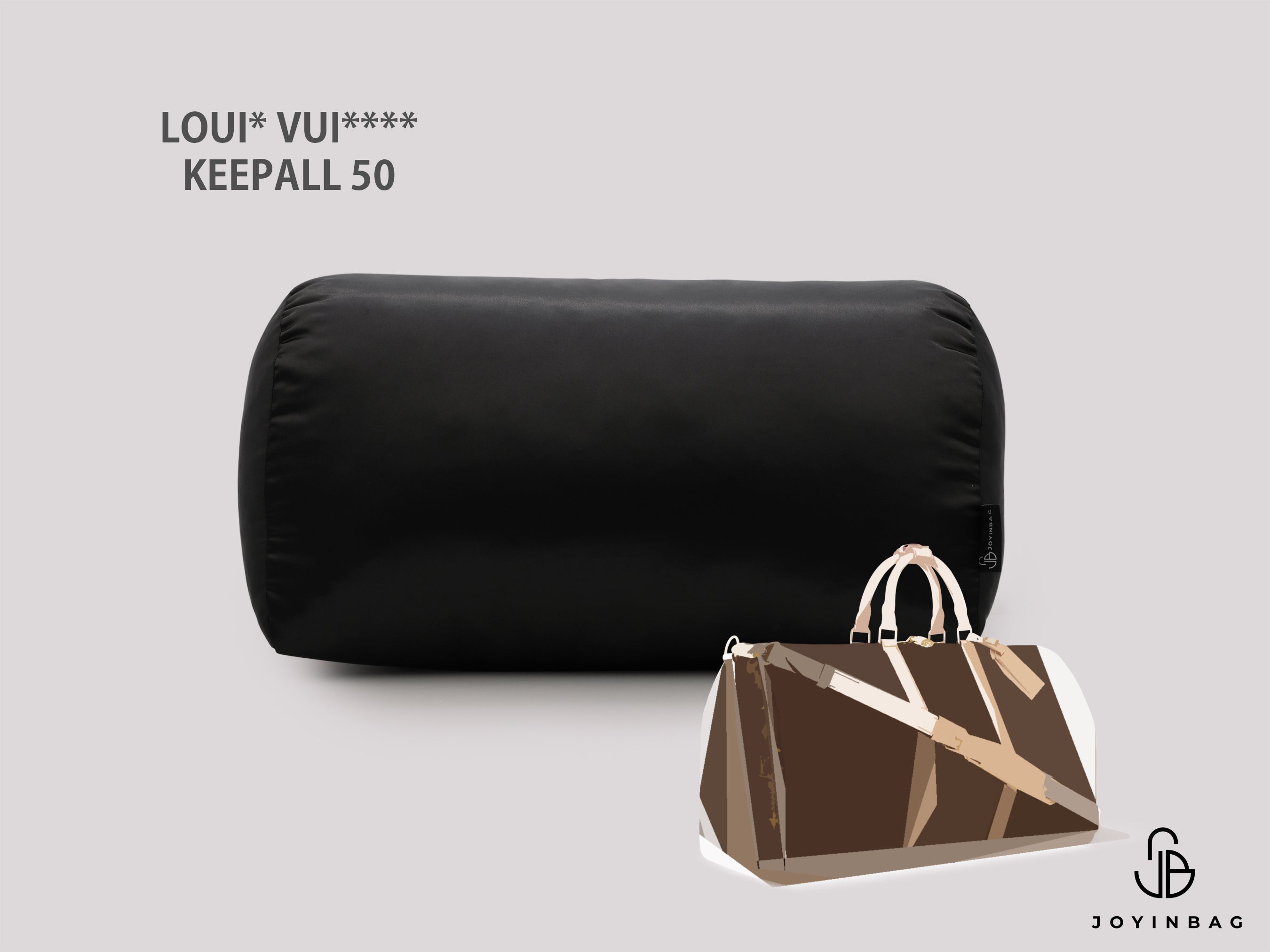 Bag Storage Pillow for LV Keepall 50 | Satin Cushion Insert Shape Protector Filler