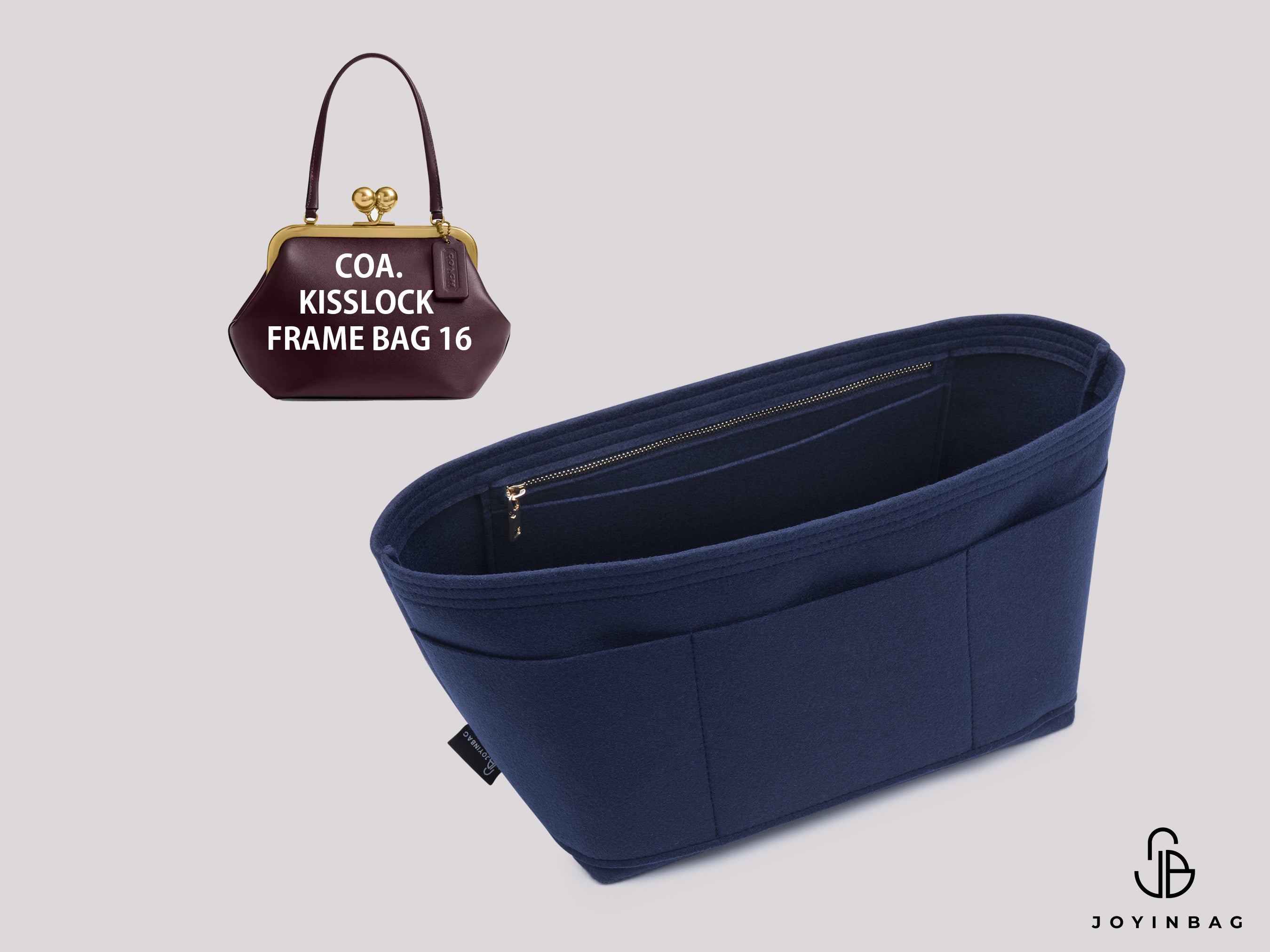 Coach Kisslock Frame 16 Bag Organizer