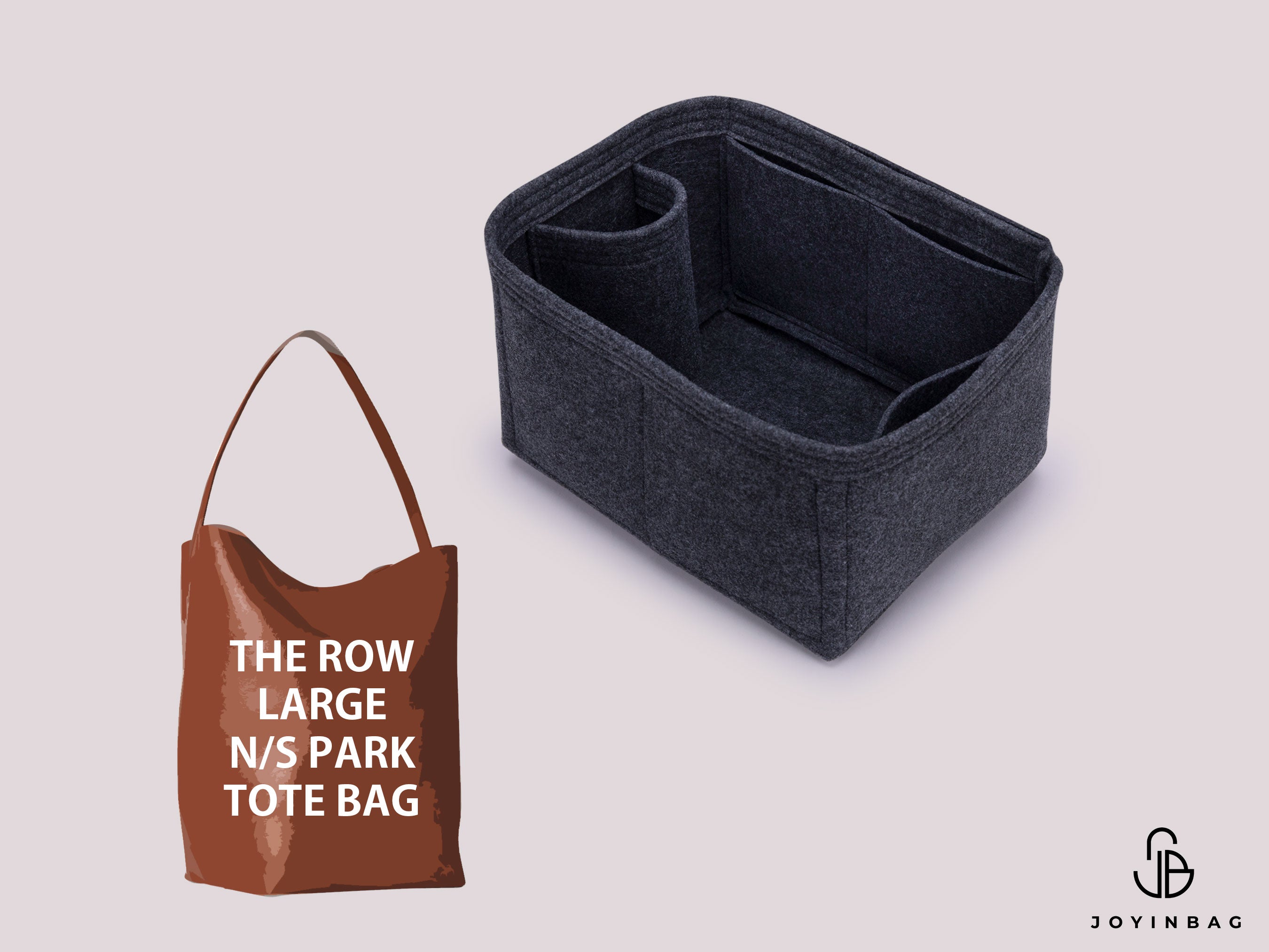 The Row Large N/S Park Tote Bag Organizer