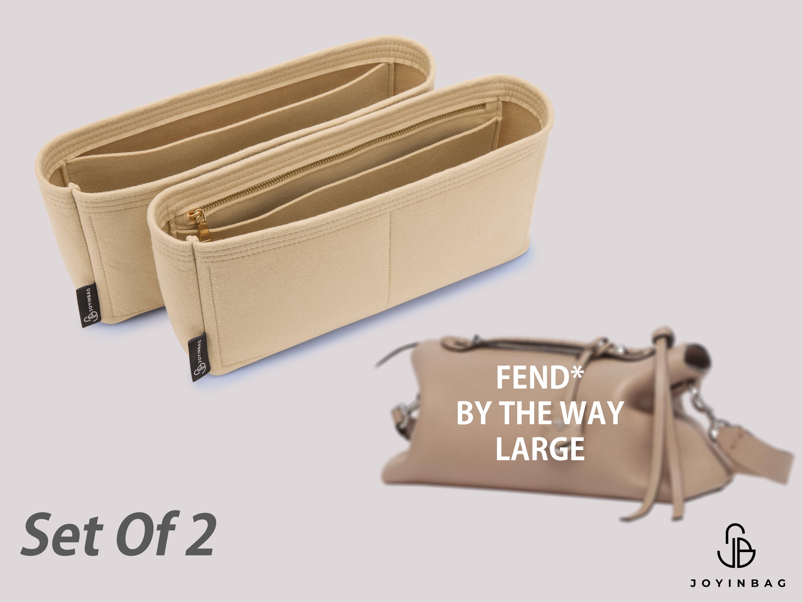 Fend. By The Way Large (Set of 2) Bag Insert