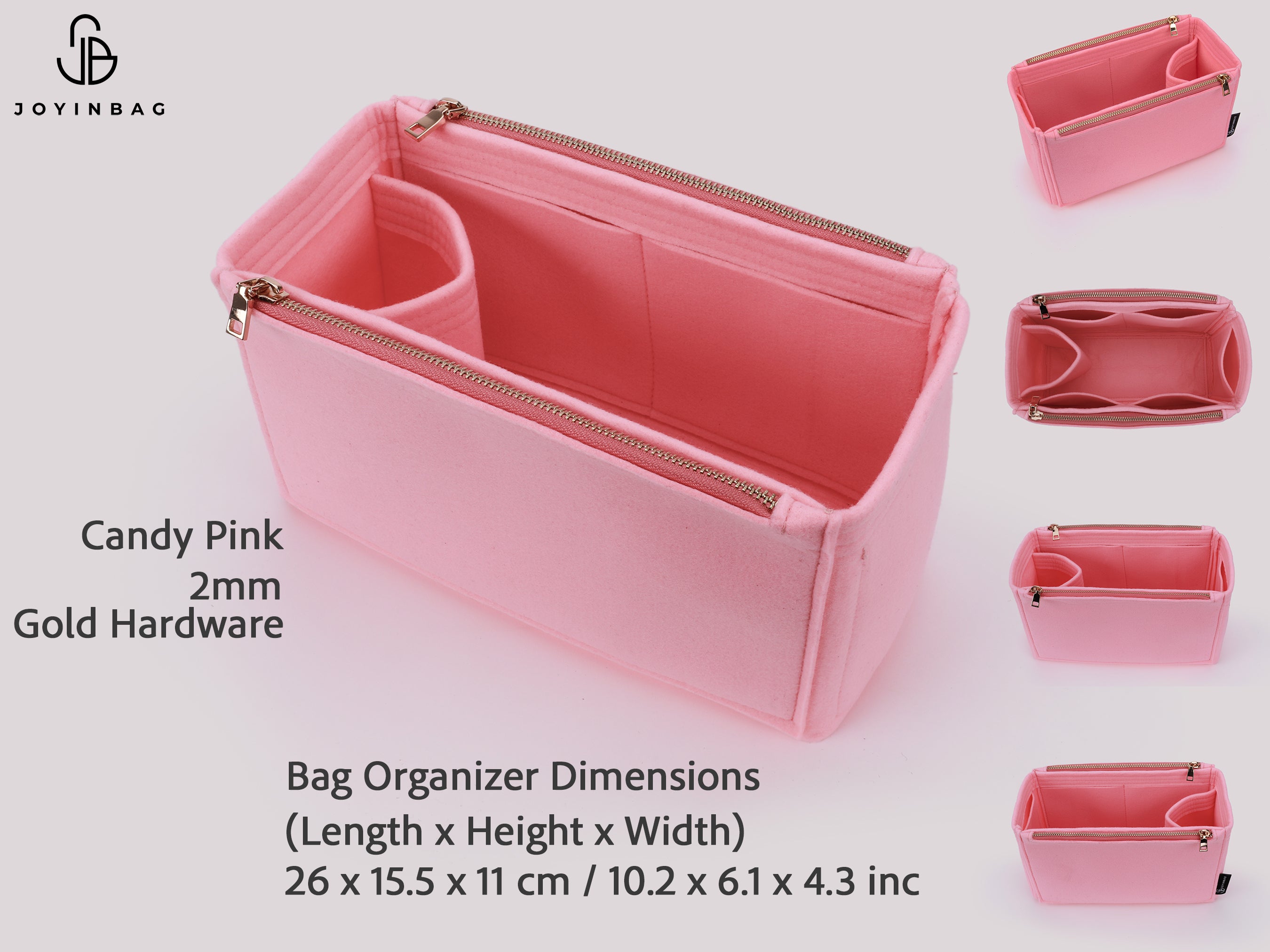 Clearance Bag Organizer Insert by Size Felt Purse Insert Multi Model