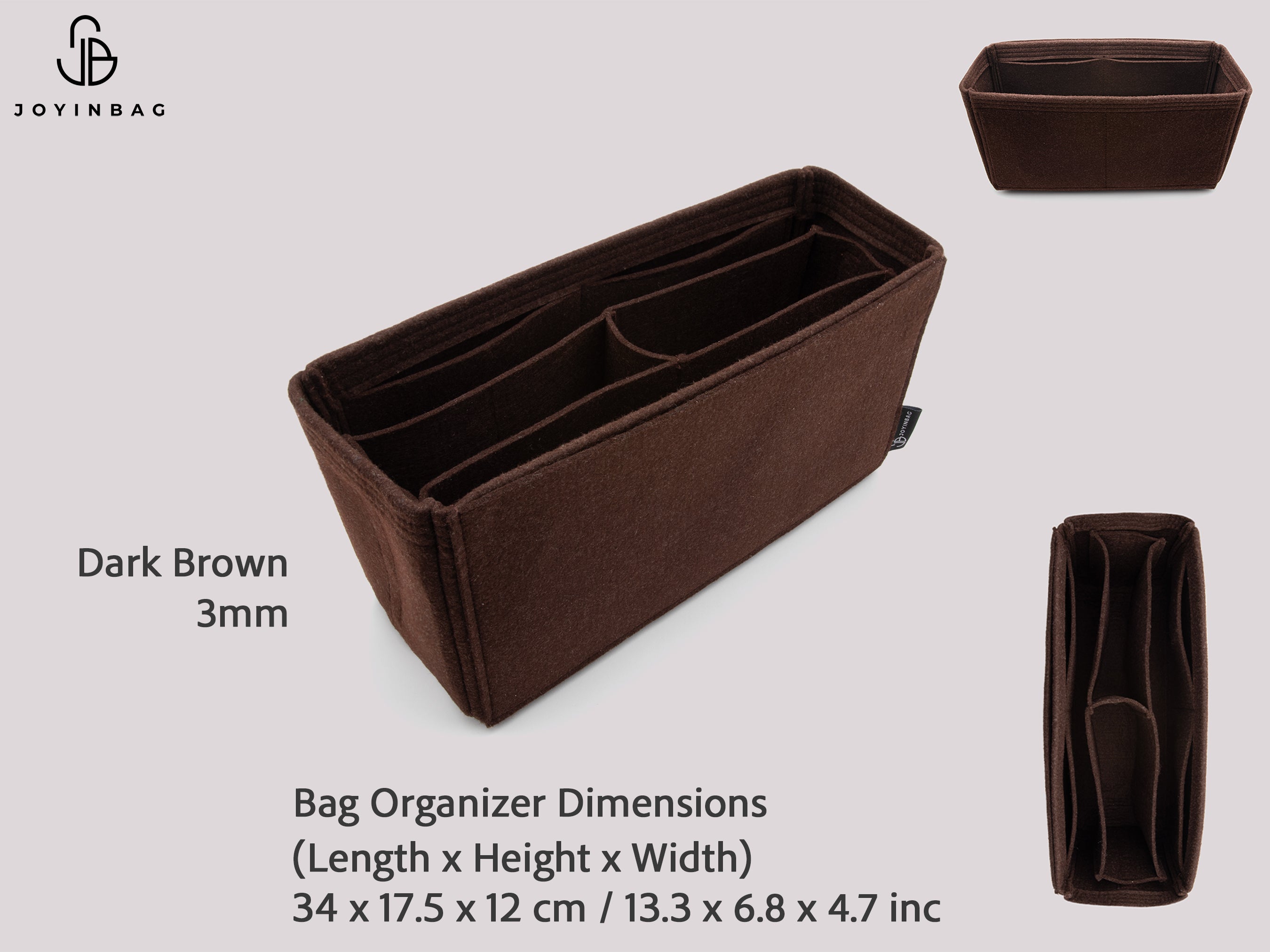 Clearance Bag Organizer Insert by Size Felt Purse Insert Multi Model