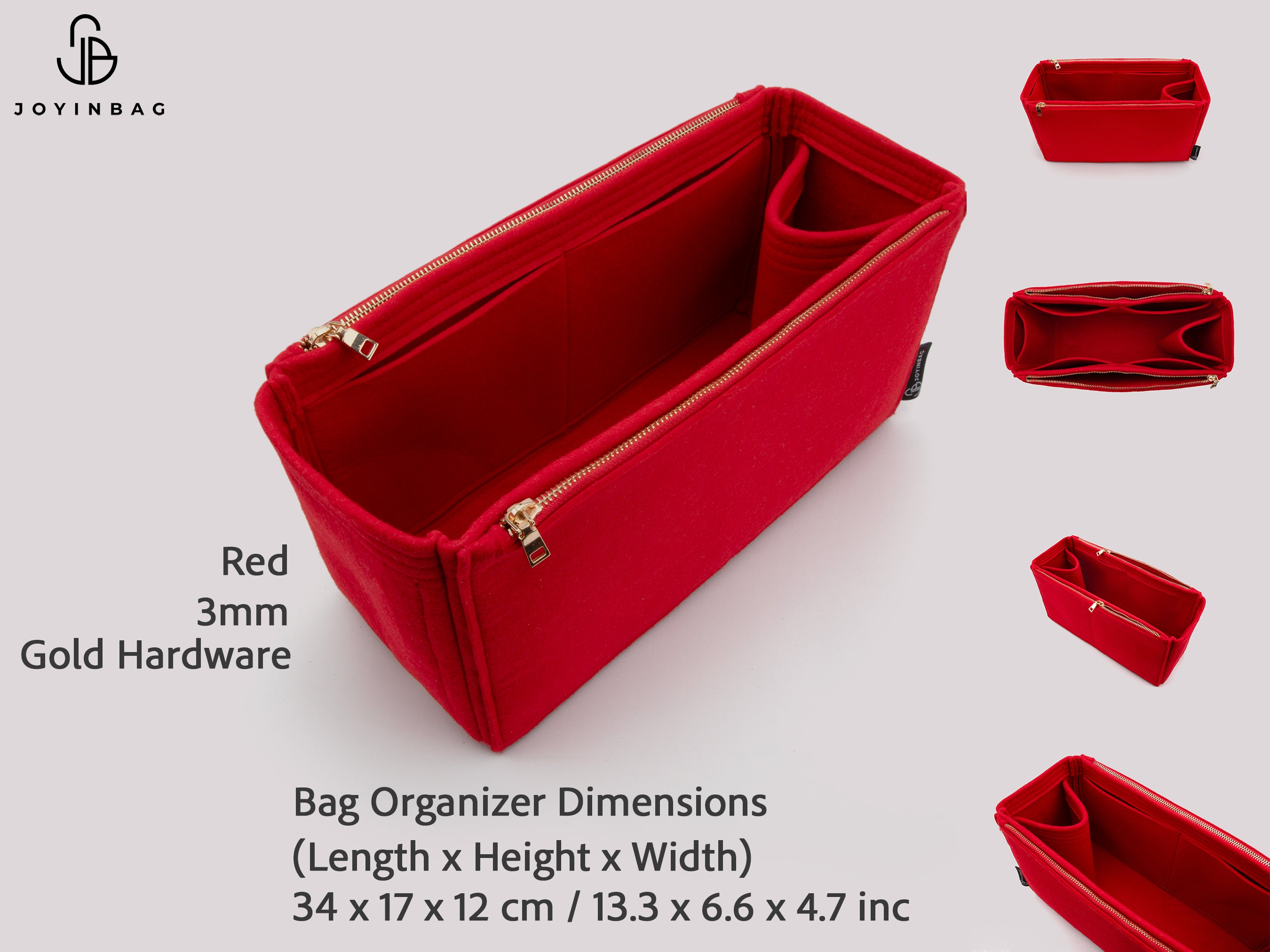 Clearance Bag Organizer Insert by Size Felt Purse Insert Multi Model
