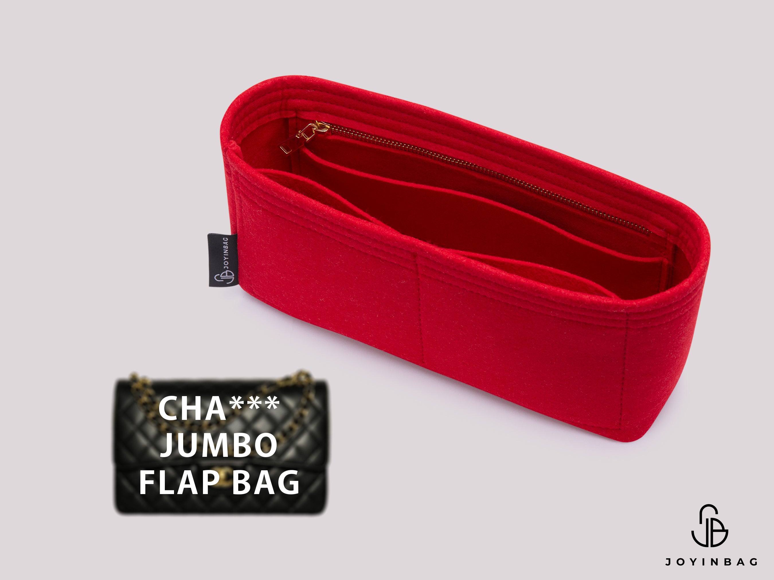 Cha. Classic Jumbo Flap (Style A58600) Bag Insert