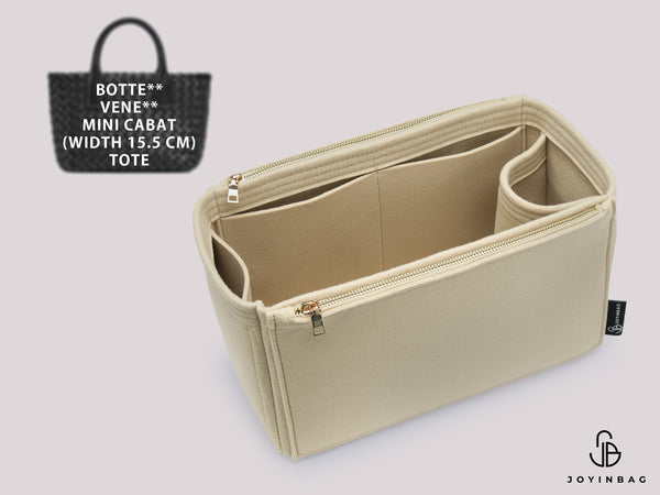 Botte. Vene. Mini Cabat Tote (Width 15.5 cm) Bag Insert